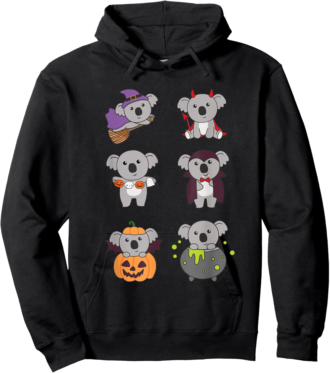 Koala Halloween Costume Koalas Halloween Hoodie - Hoodie | Black