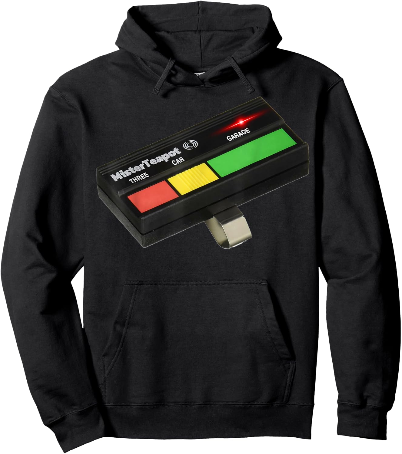 Three Car Garage (3CG Tricolor Remote Control) Mister Teapot Hoodie - Hoodie | Black