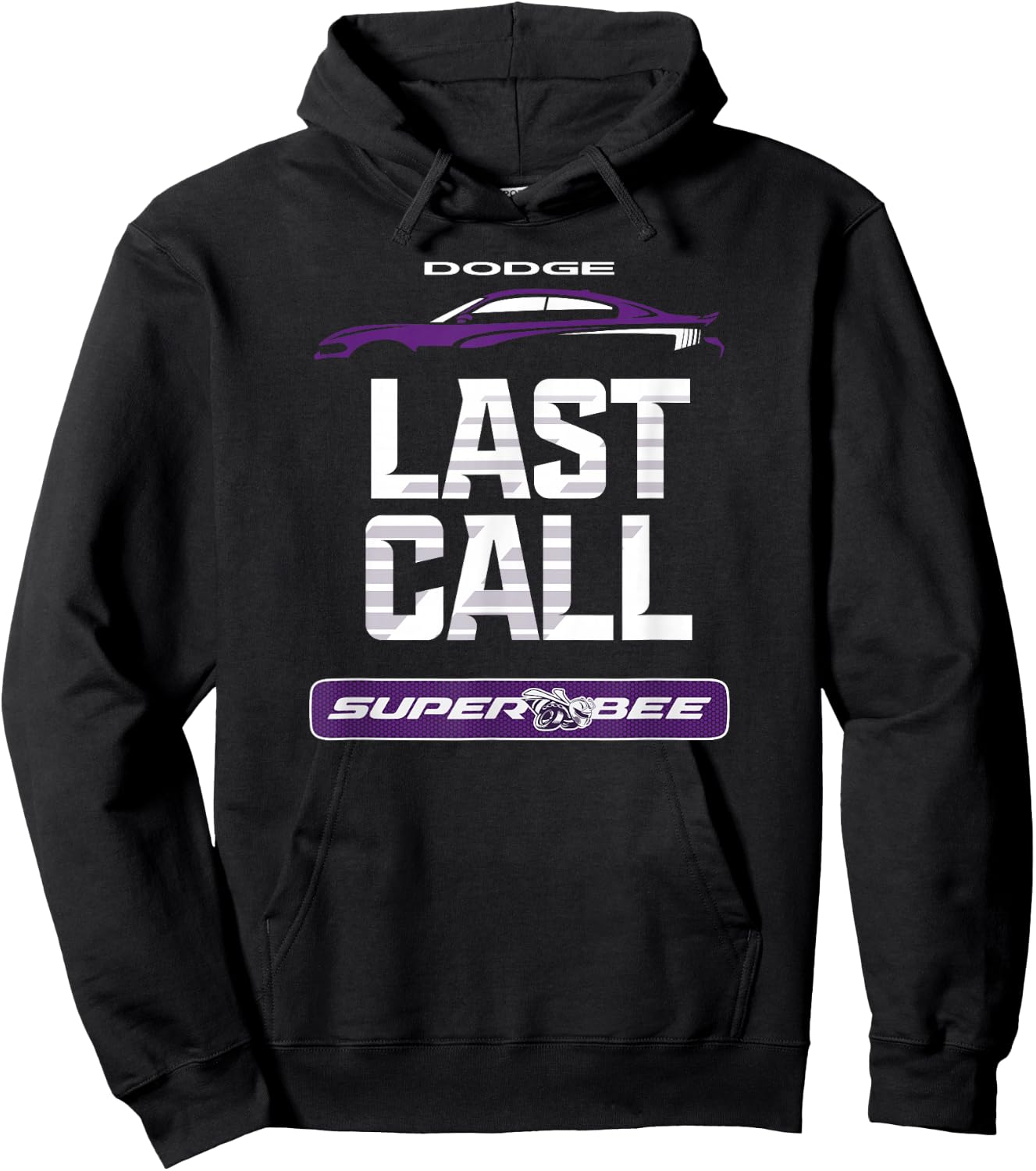 Dodge Charger Super Bee, Last Call Hoodie - Hoodie | Black