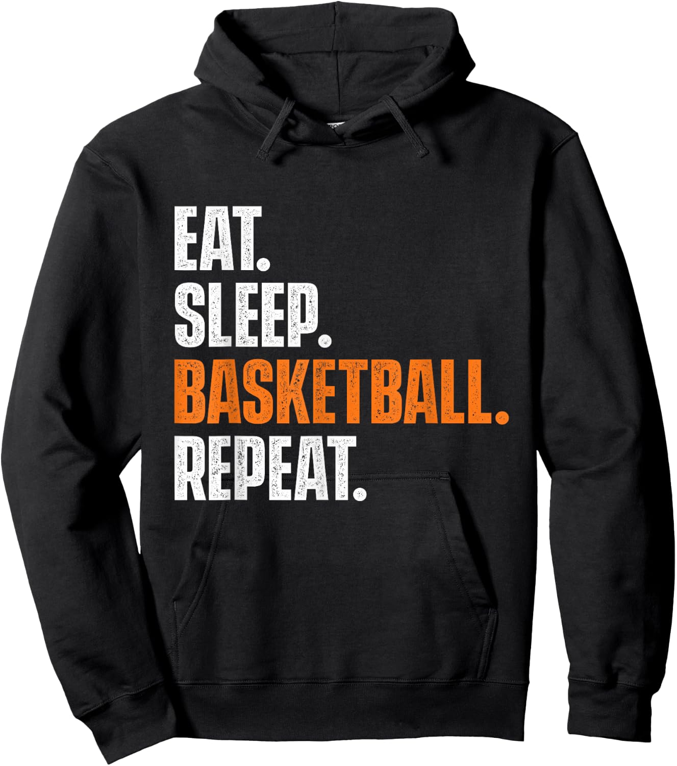 Eat Sleep Basketball Repeat - Game Trainer Baller Shoot Ball Hoodie - Hoodie | Black
