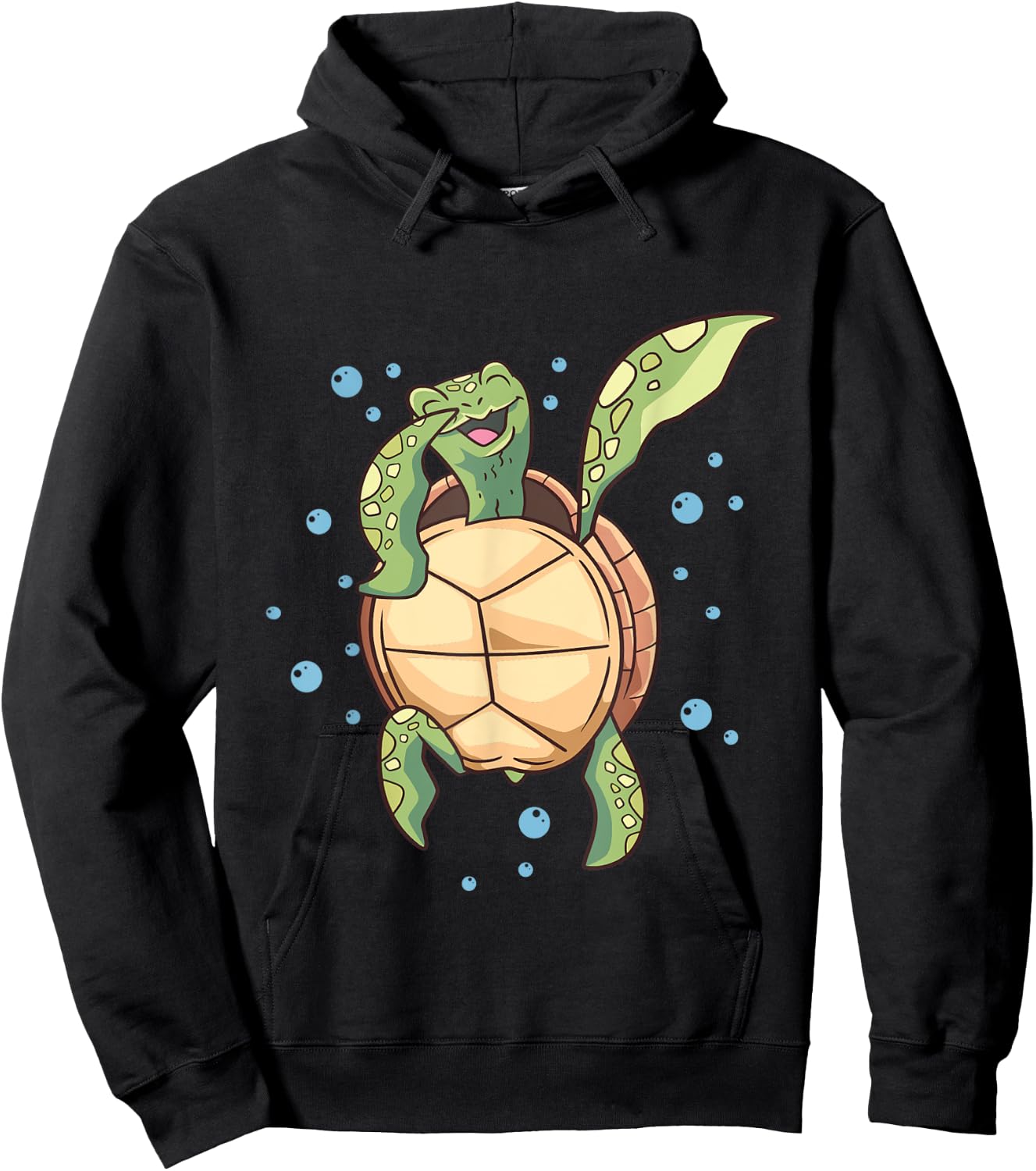Dabbing Turtle - Reptile Lover Zoologist Zoology Sea Animal Hoodie - Hoodie | Black