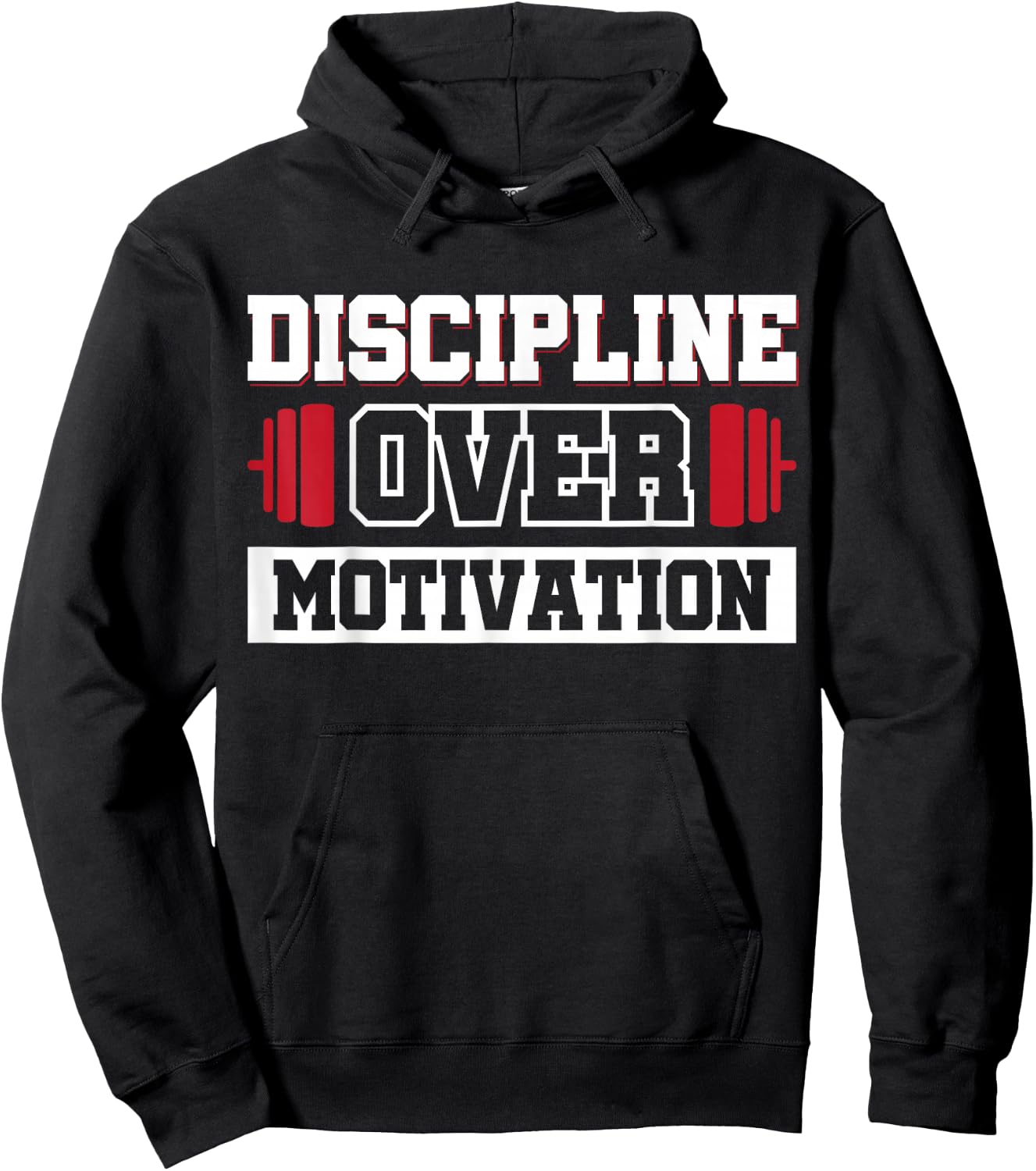 Discipline Over Motivation Hoodie - Hoodie | Black