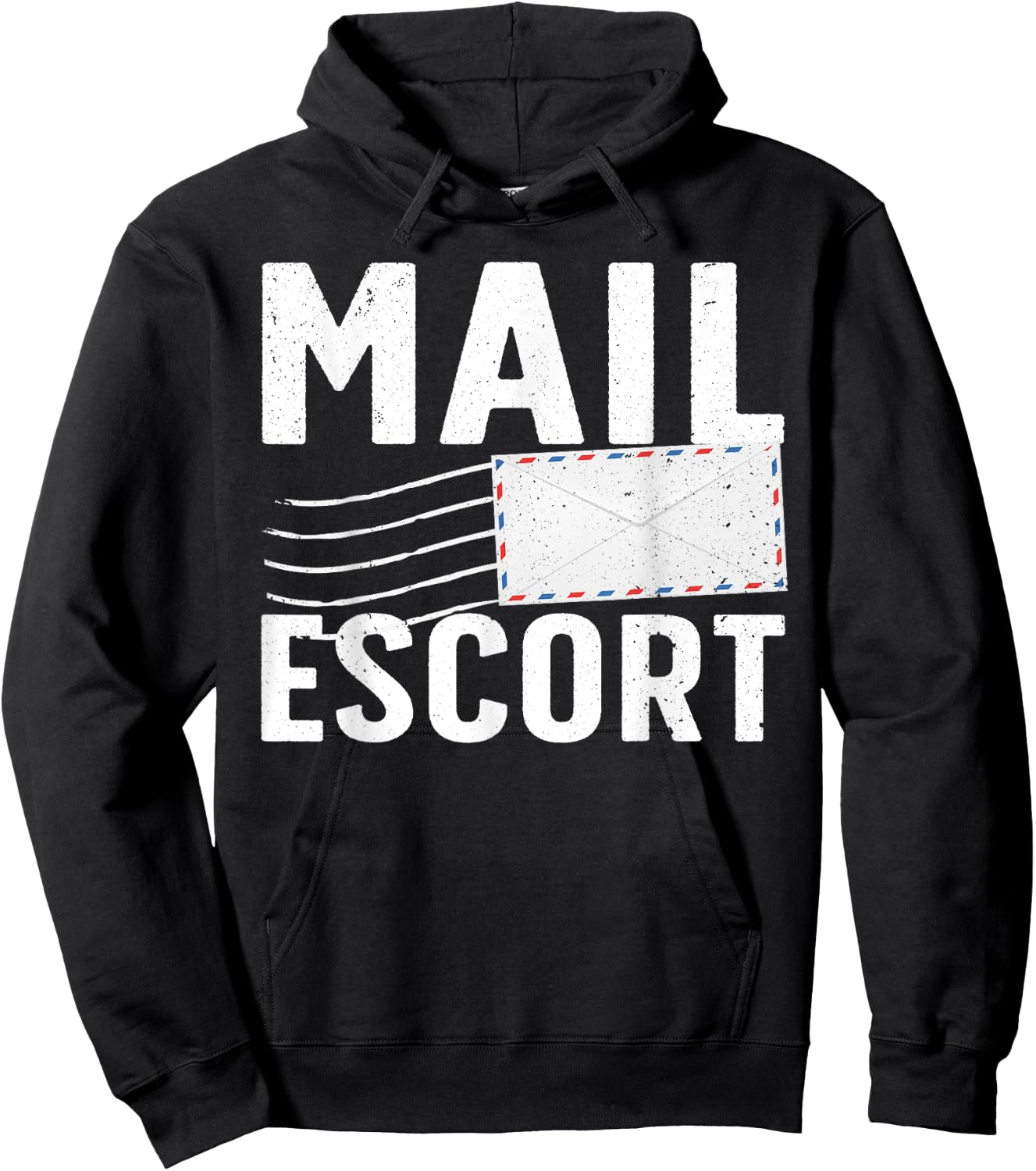 Cute Postal Worker Women Mailman Mail Letter Carrier Hoodie - Hoodie | Black