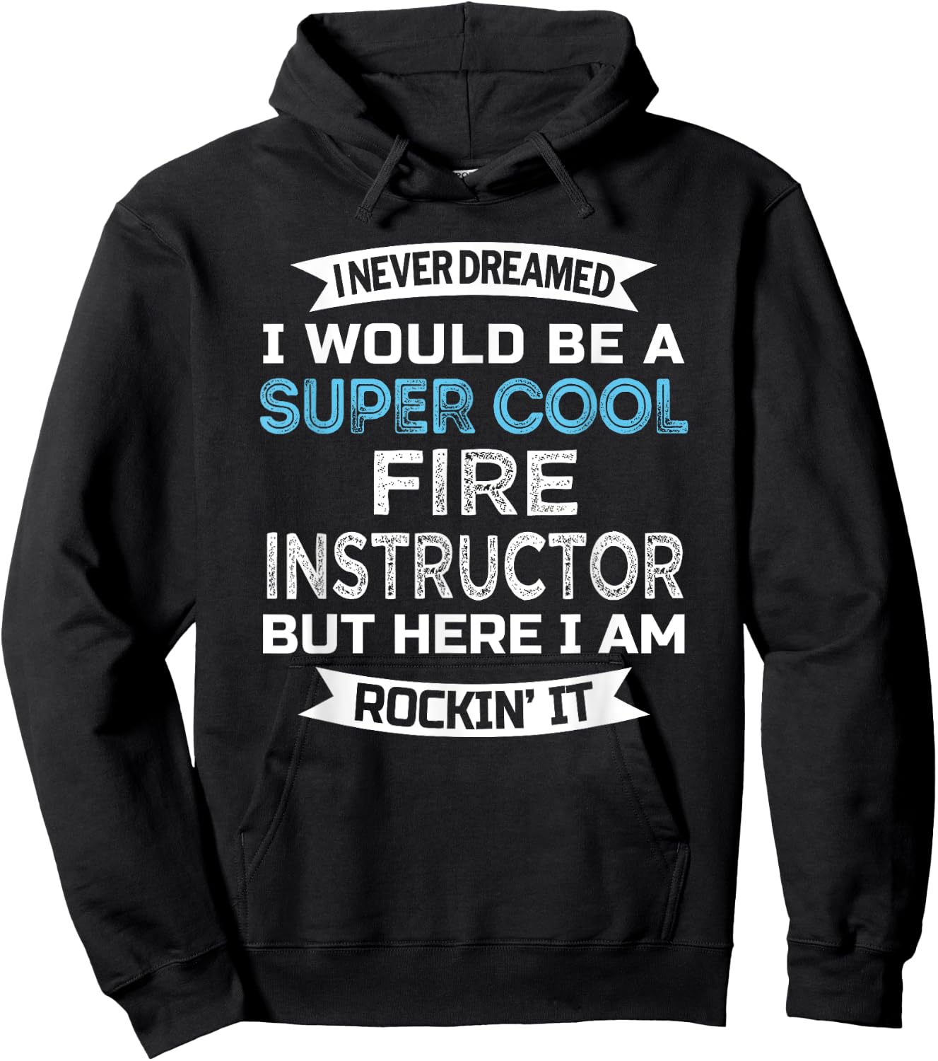Fire Instructor Funny Job Hoodie - Hoodie | Black