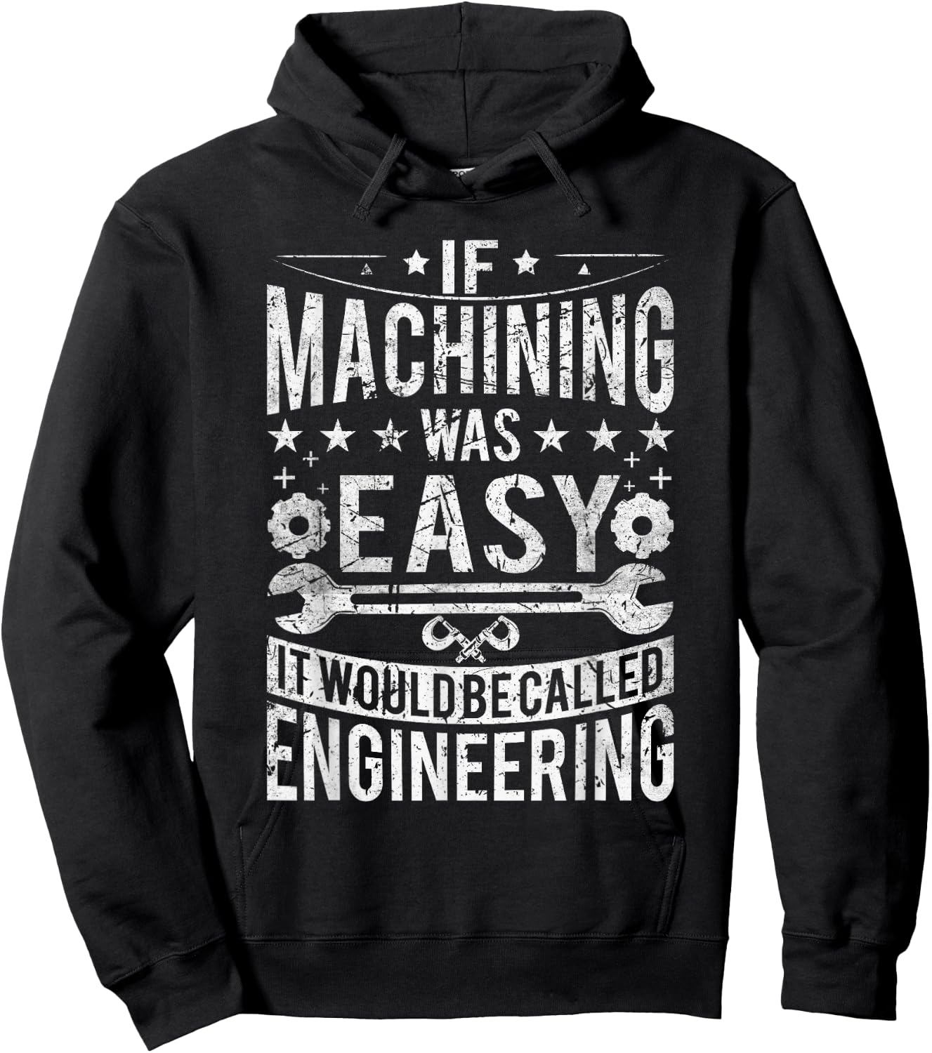 Machinist - Funny Joke Humor CNC Machinist Hoodie - Hoodie | Black