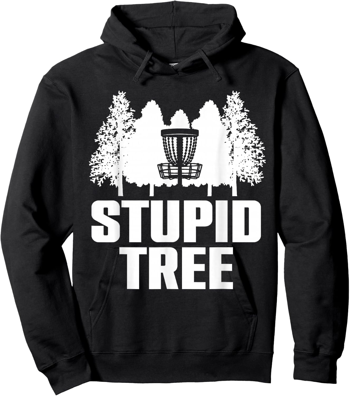 Funny Disc Golf Art Women Kids Disc Golf Player Hoodie - Hoodie | Black