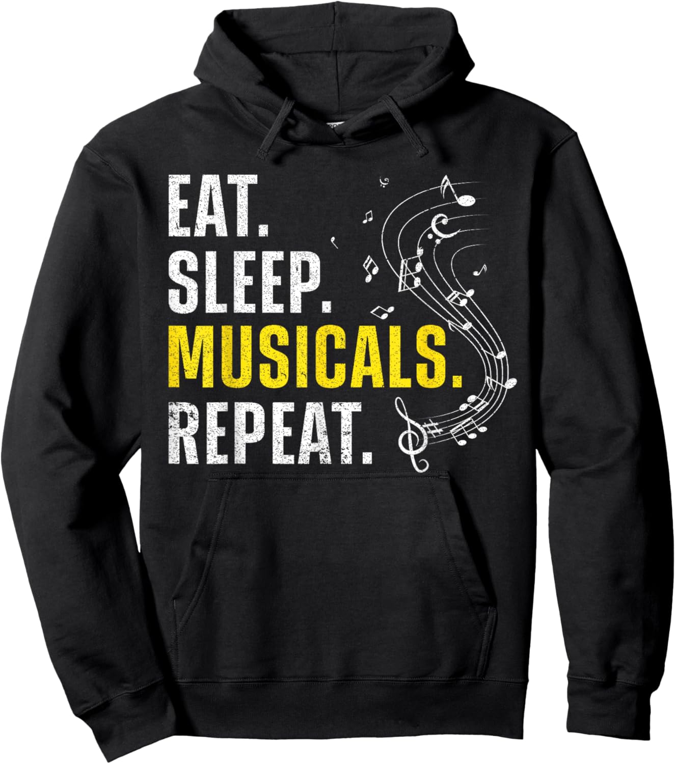 Cool Musical Design Women Broadway Musical Theatre Hoodie - Hoodie | Black