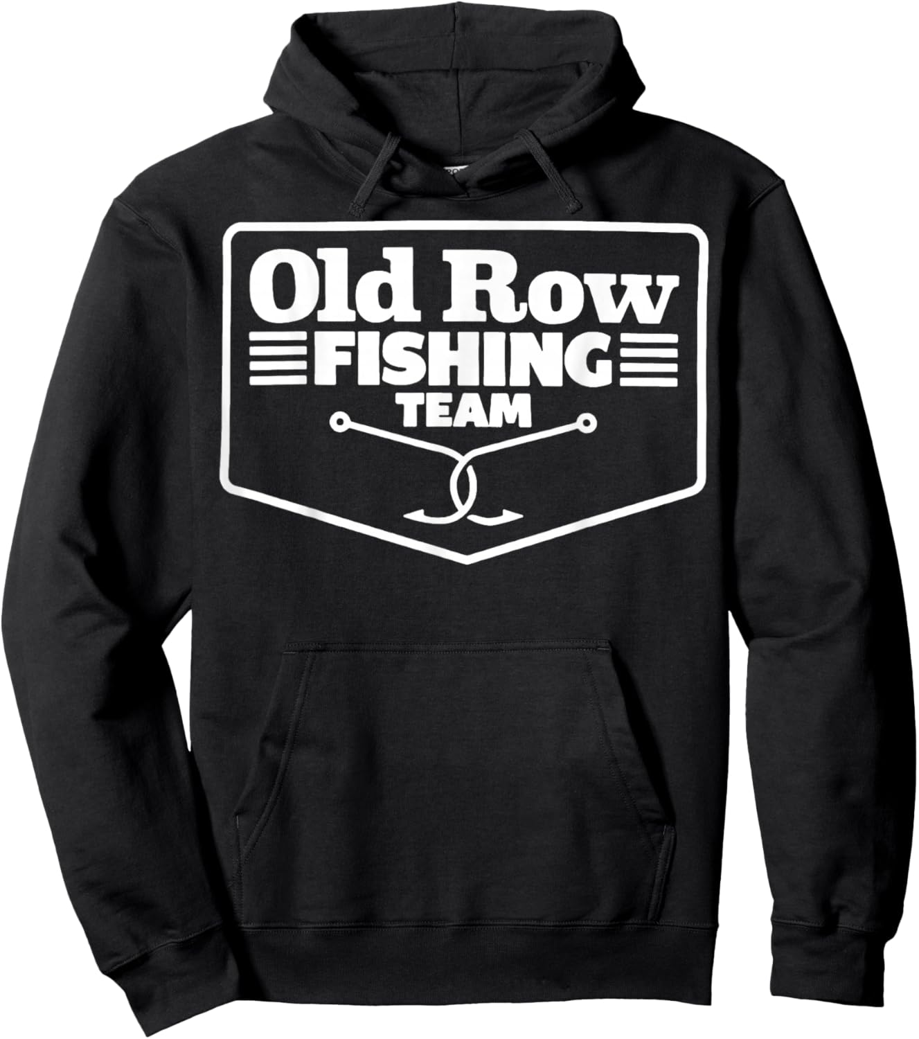 Old Row Fishing Team Funny Women Hoodie - Hoodie | Black