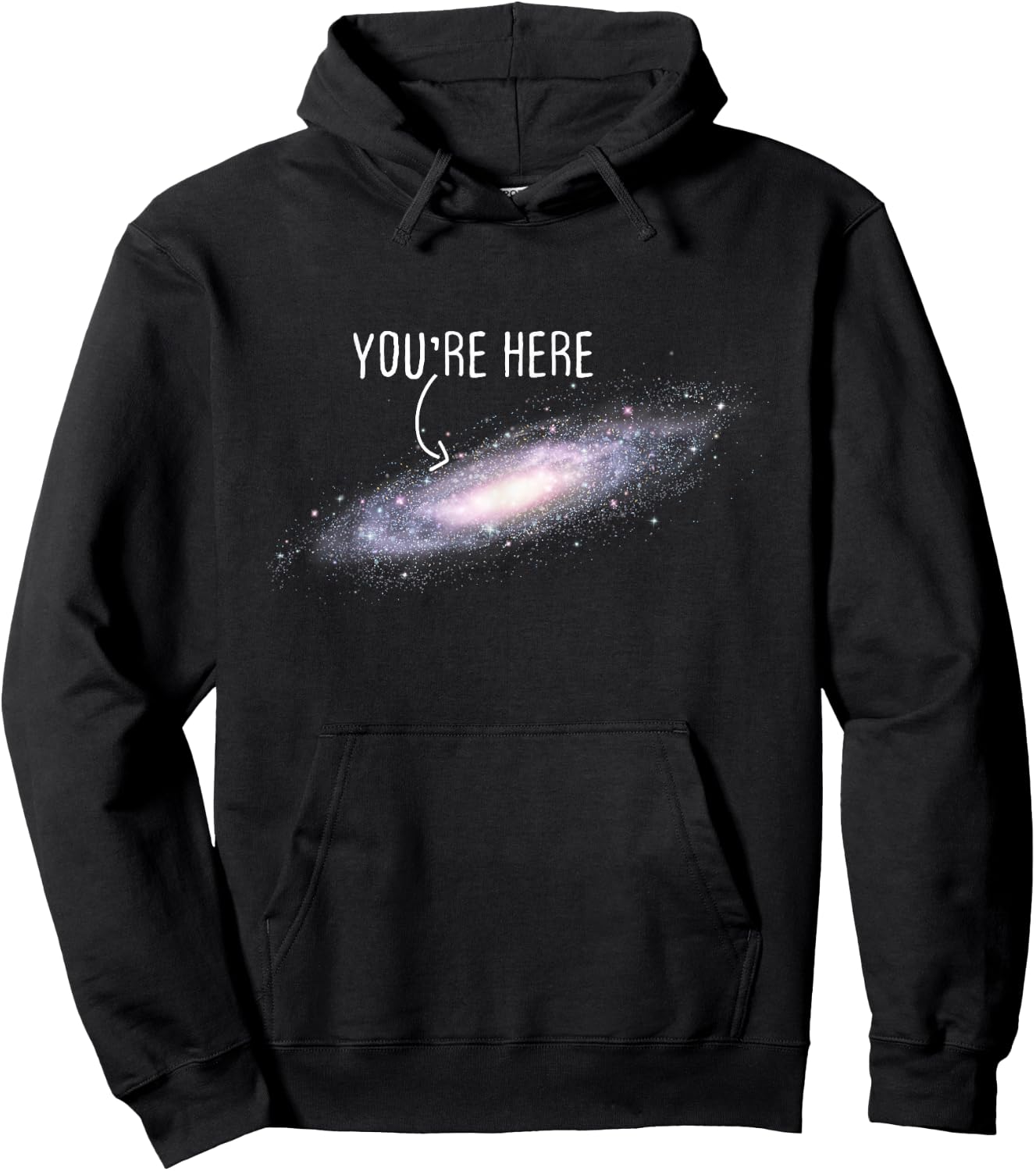 You are Here Milky Way Science Planet Astronomer Hoodie - Hoodie | Black