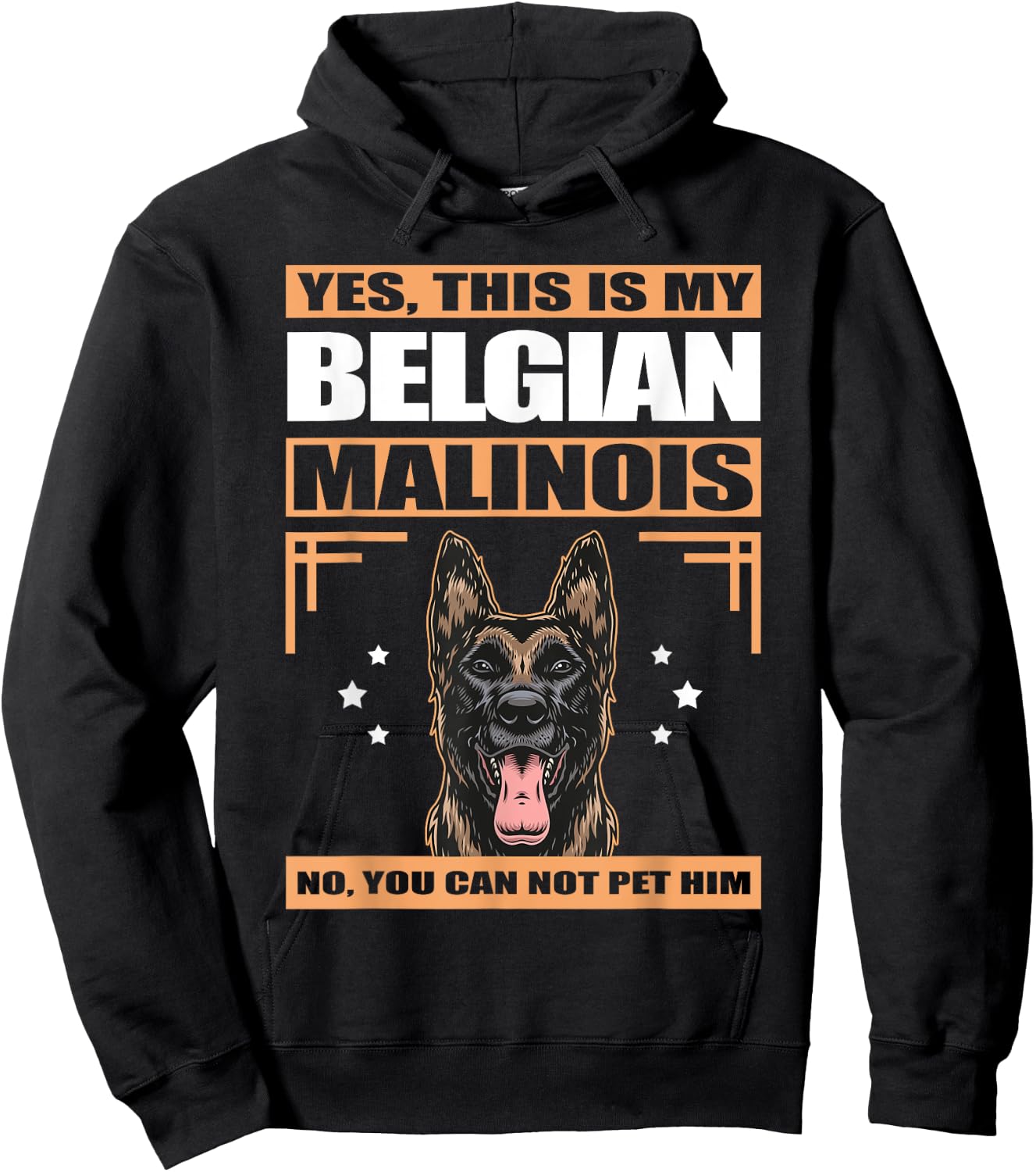 Malinois Dog Owner This Is My Belgian Malinois Men Women Hoodie - Hoodie | Black