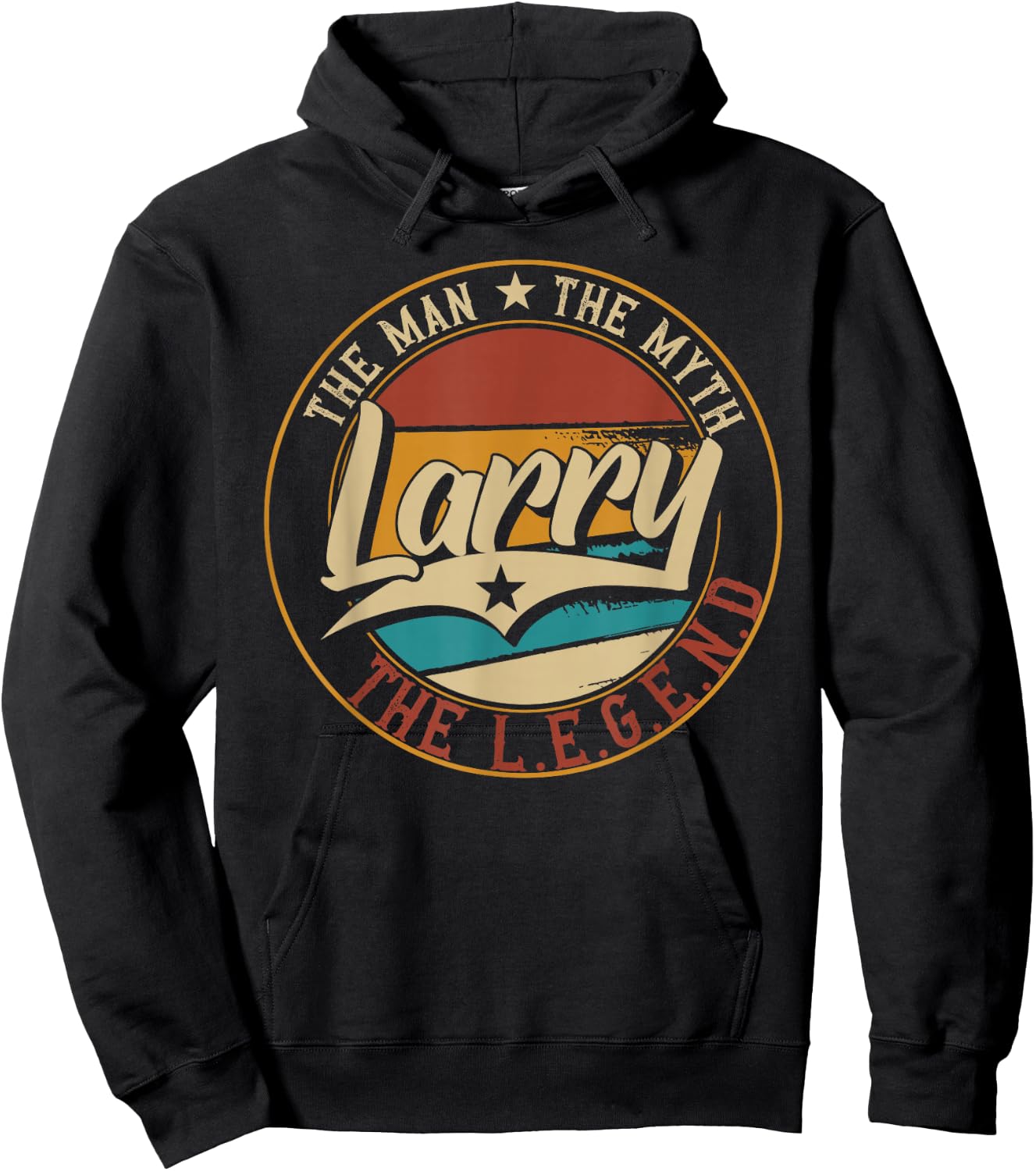 Larry The man the myth the legend Hoodie - Hoodie | Black