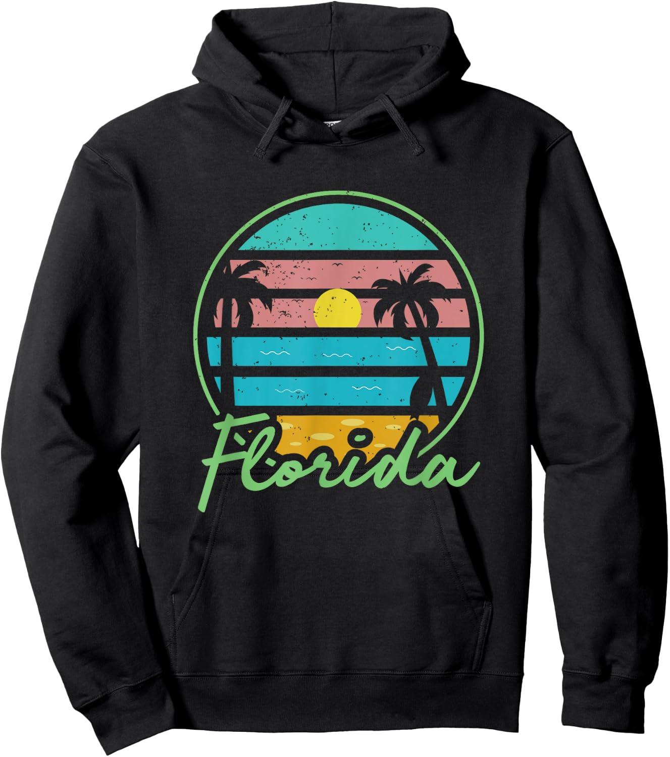 Florida - FL - Throwback Design - Classic Hoodie - Hoodie | Black