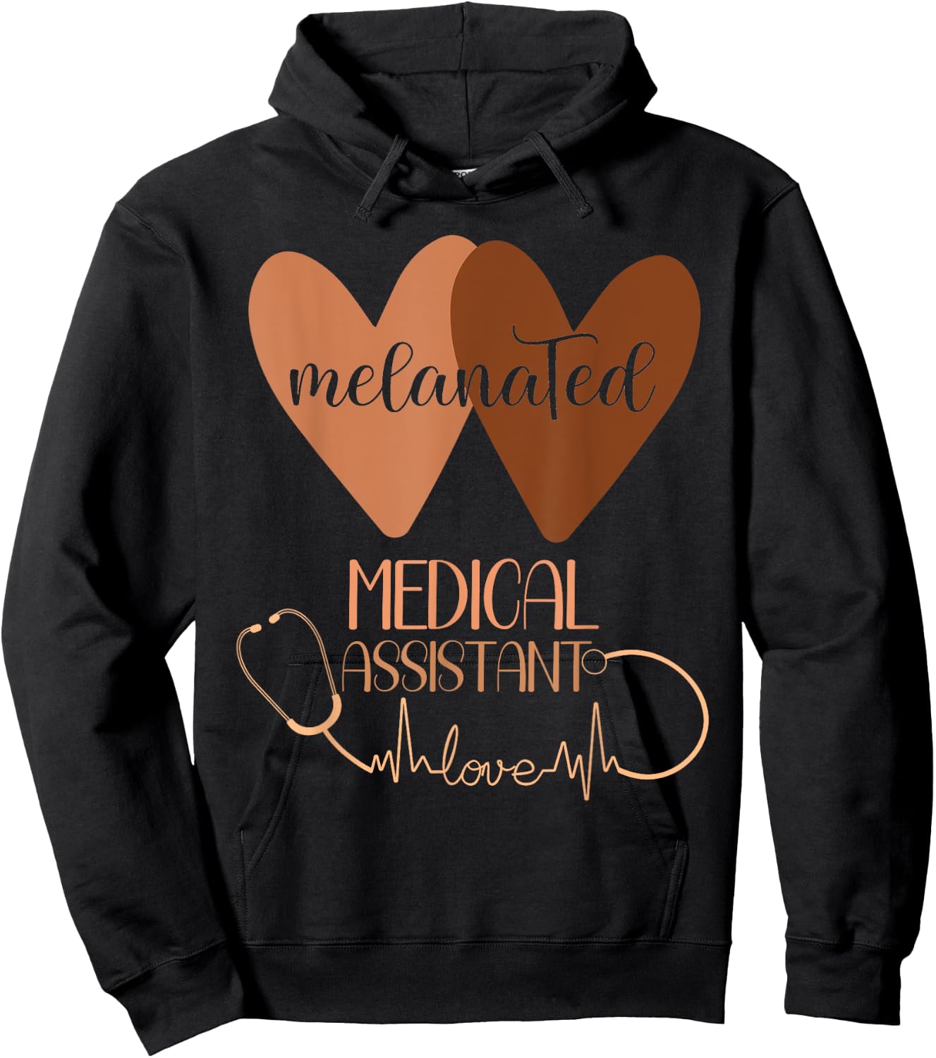 Medical Assistant Black History Month Women Afro American Hoodie - Hoodie | Black