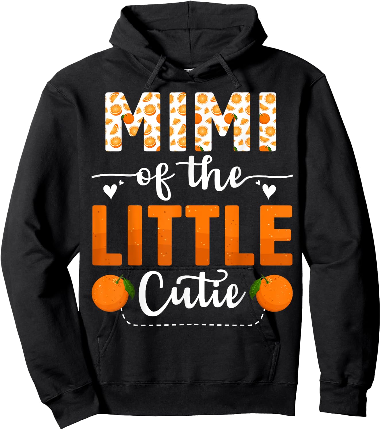 Mimi Of The Little Cutie Orange Clementine Birthday Party Hoodie - Hoodie | Black