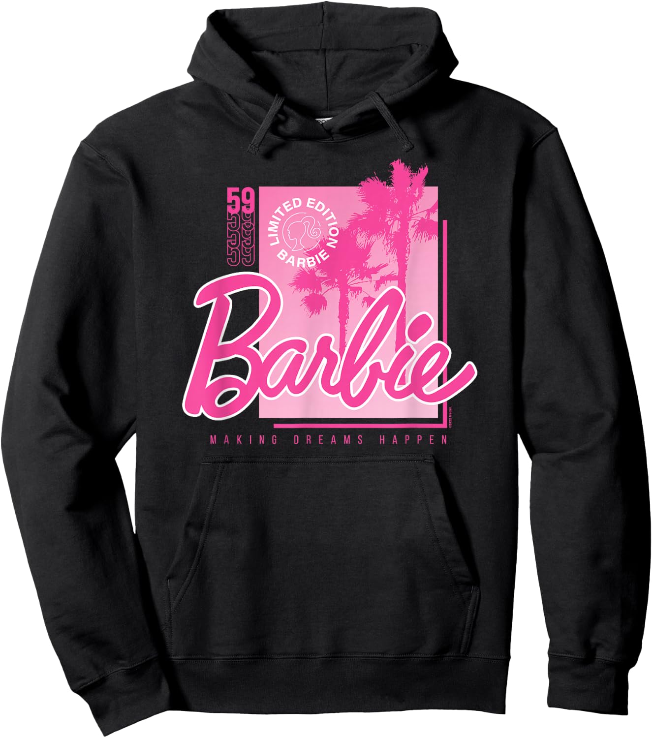 Barbie - Barbie Pink Core Hoodie - Hoodie | Black