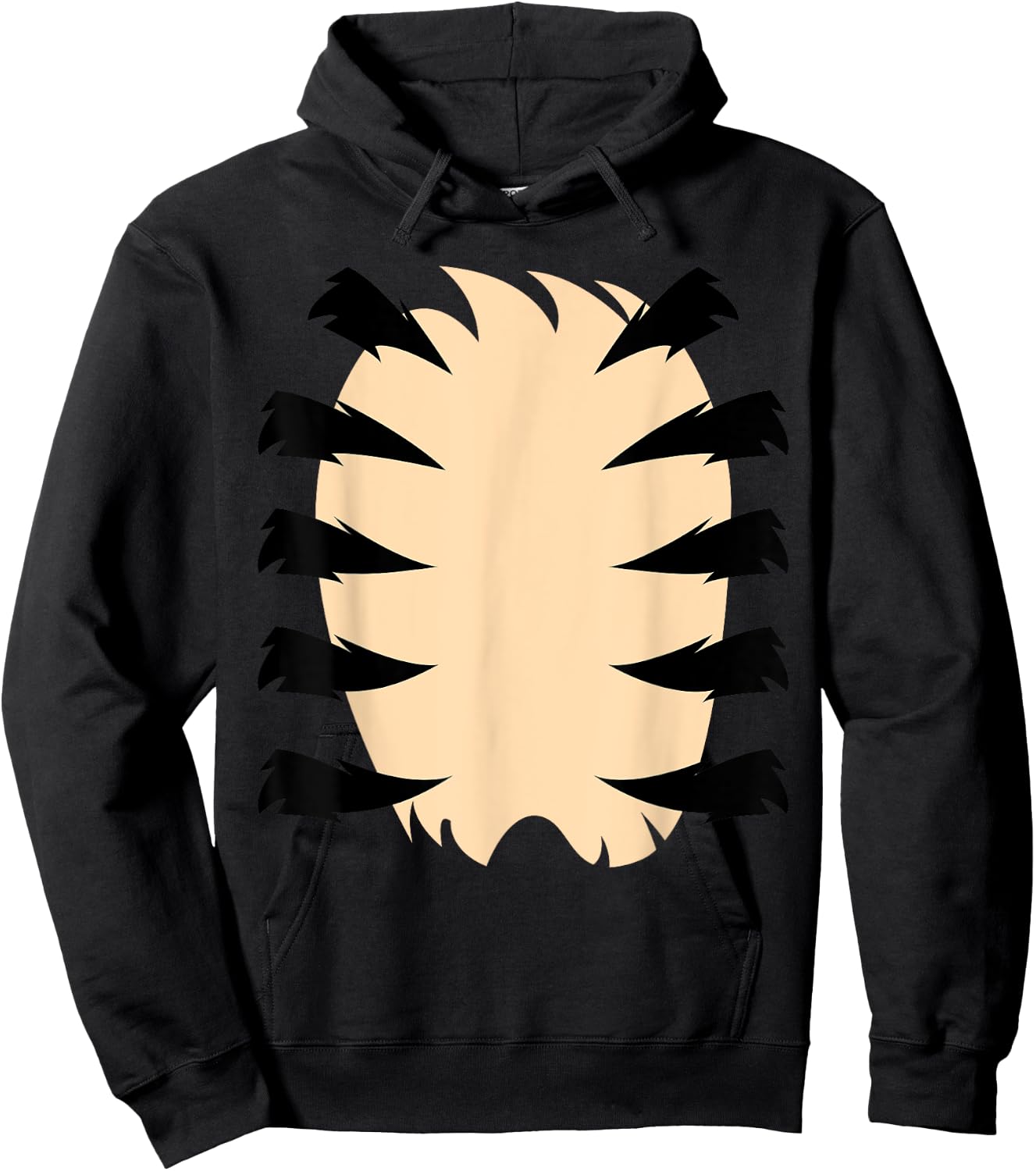 Orange Tiger Costume for Kids DIY Halloween Costume Hoodie - Hoodie | Black