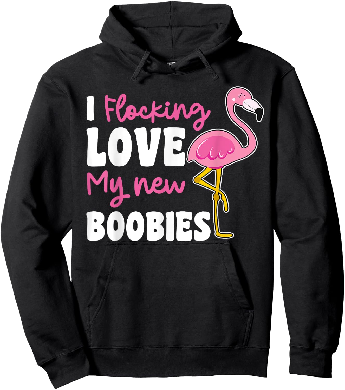 Breast Reduction Surgery I Flocking Love My New Boobies Hoodie - Hoodie | Black