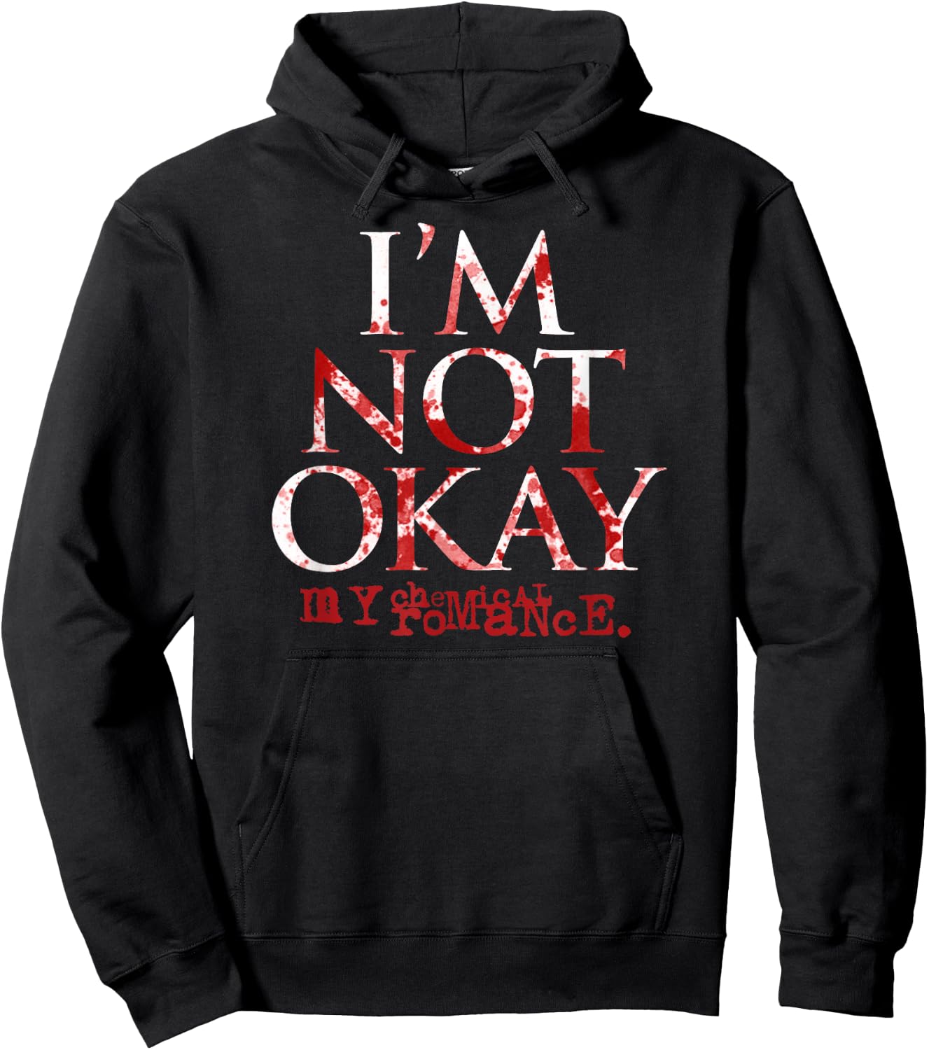 My Chemical Romance I'm Not Ok Hoodie - Hoodie | Black