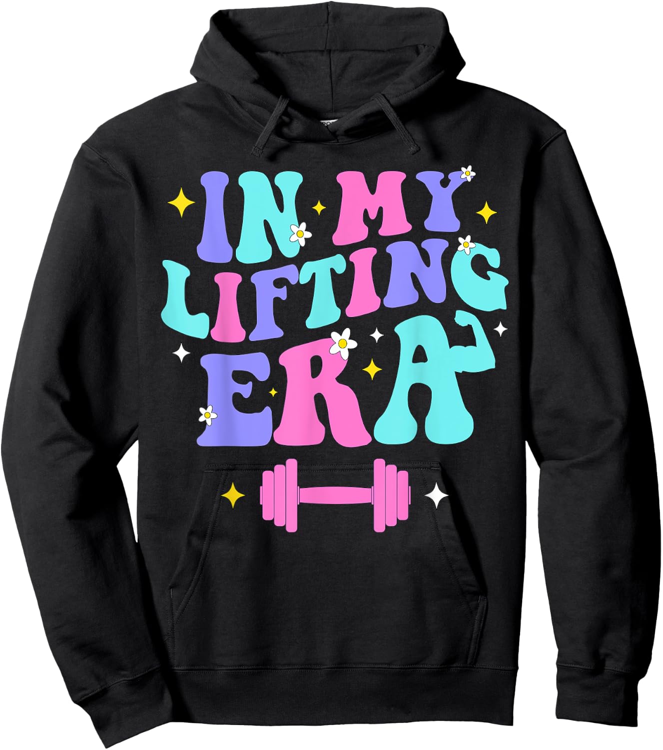 In My Lifting Era Gym Weight Personal Trainer Gymer Hoodie - Hoodie | Black
