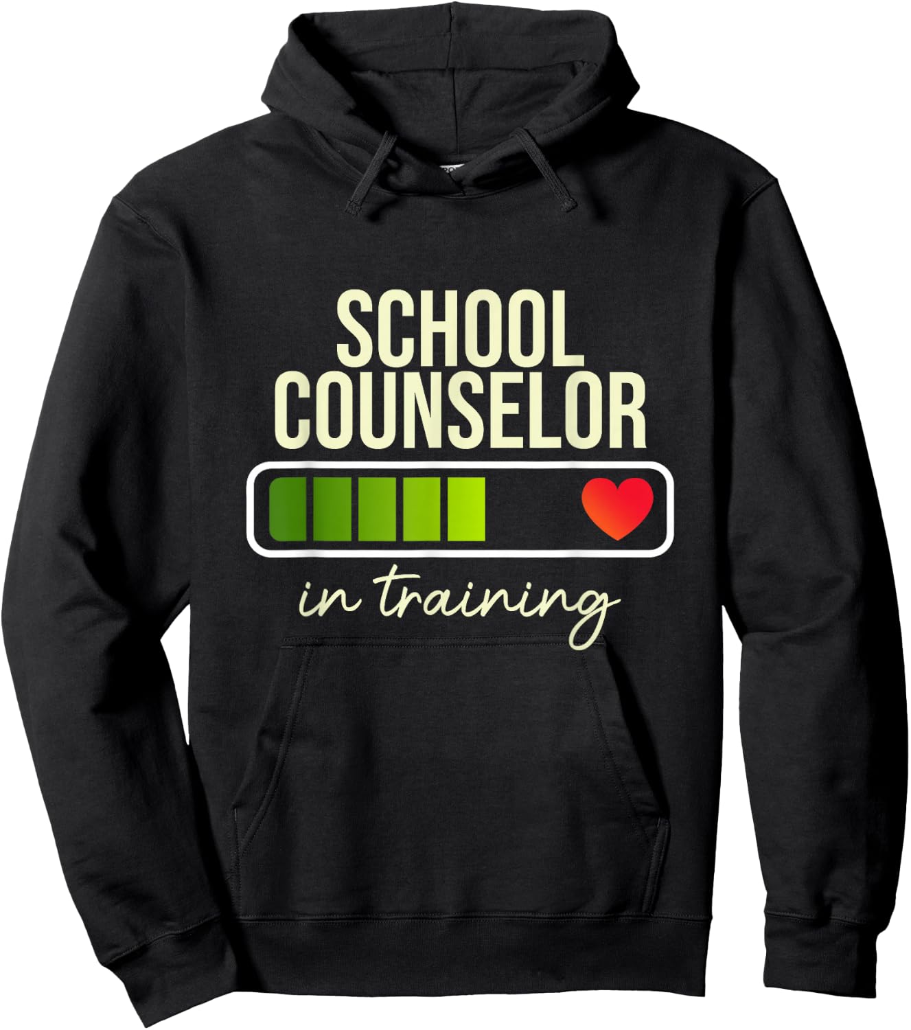 School Counselor In Training Appreciation Week Graphic Hoodie - Hoodie | Black