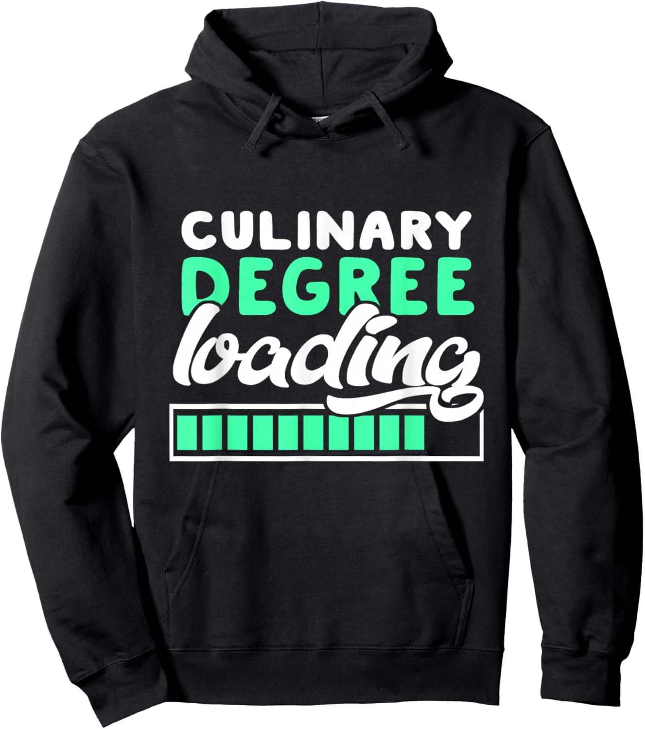 Culinary Degree Loading Culinary Student Gift Hoodie - Hoodie | Black
