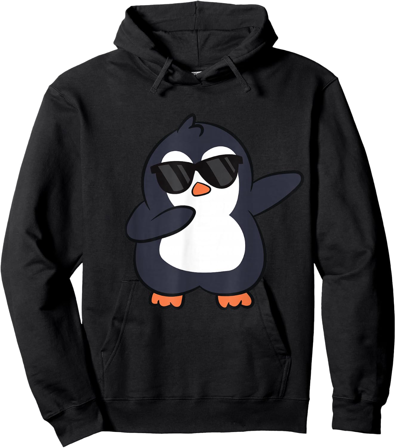 Dabbing Penguin Cute Dabbing Penguin Hoodie - Hoodie | Black
