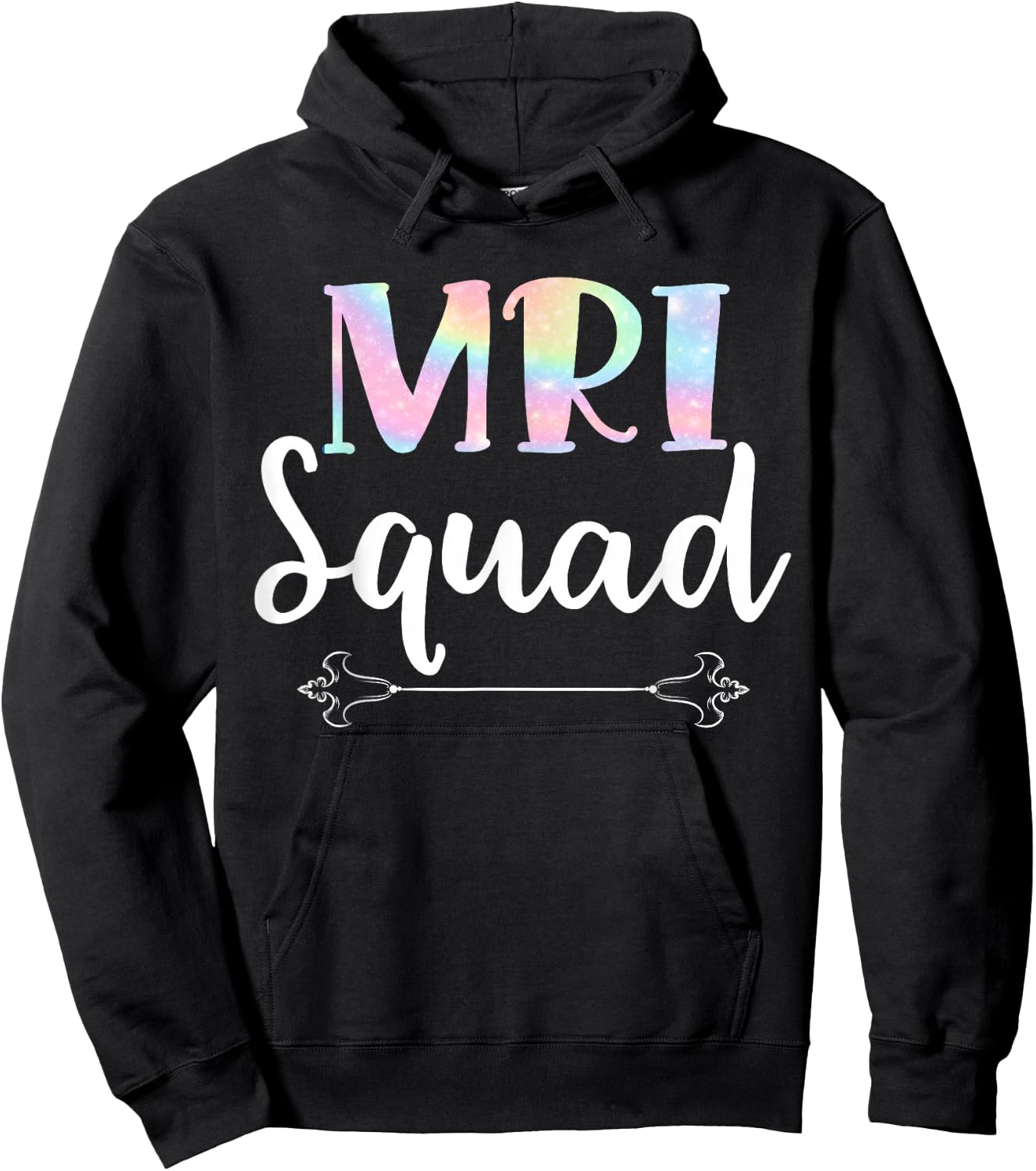MRI Squad MRI Scan Tech Radiology Red Technician Medical Hoodie - Hoodie | Black
