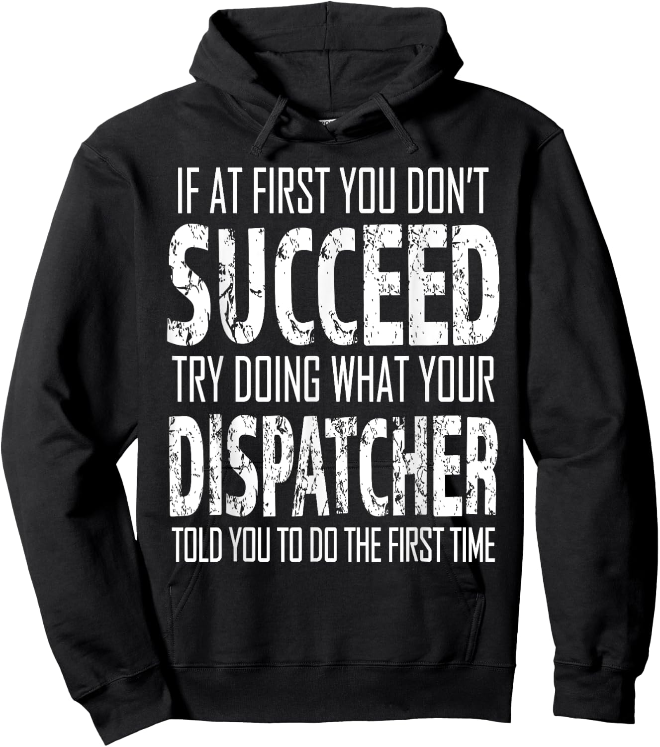 Dispatcher Funny succeed Gift Hoodie - Hoodie | Black
