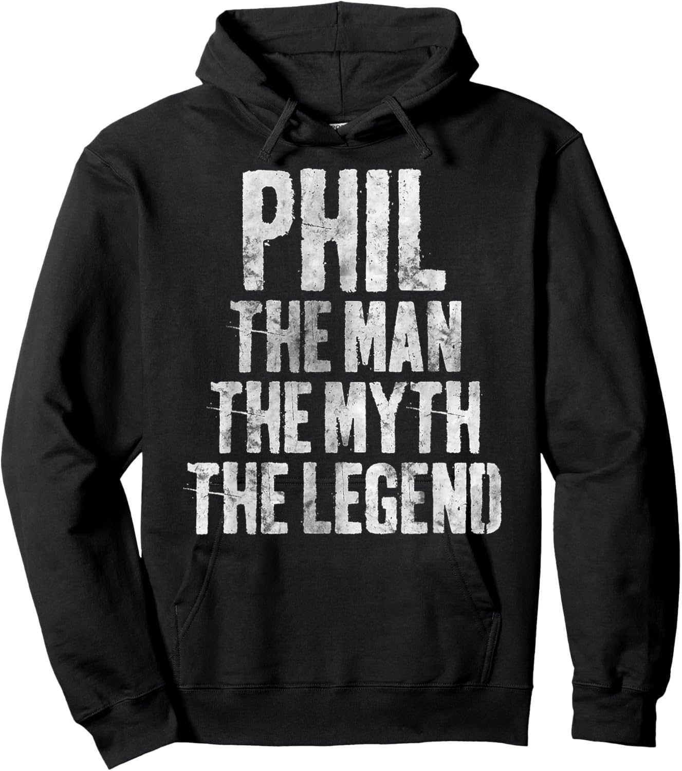 Personalized Shirt Phil The Man The Myth The Legend Hoodie - Hoodie | Black