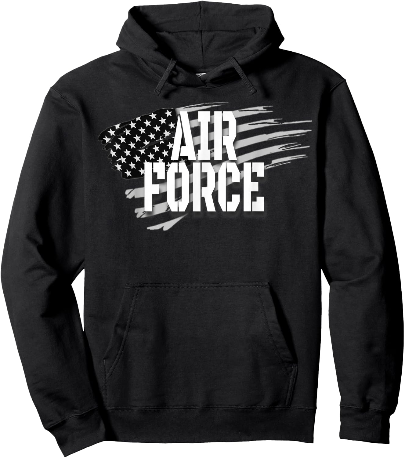 Air Force Memorial Day Veterans Day 4th of July Military Hoodie - Hoodie | Black
