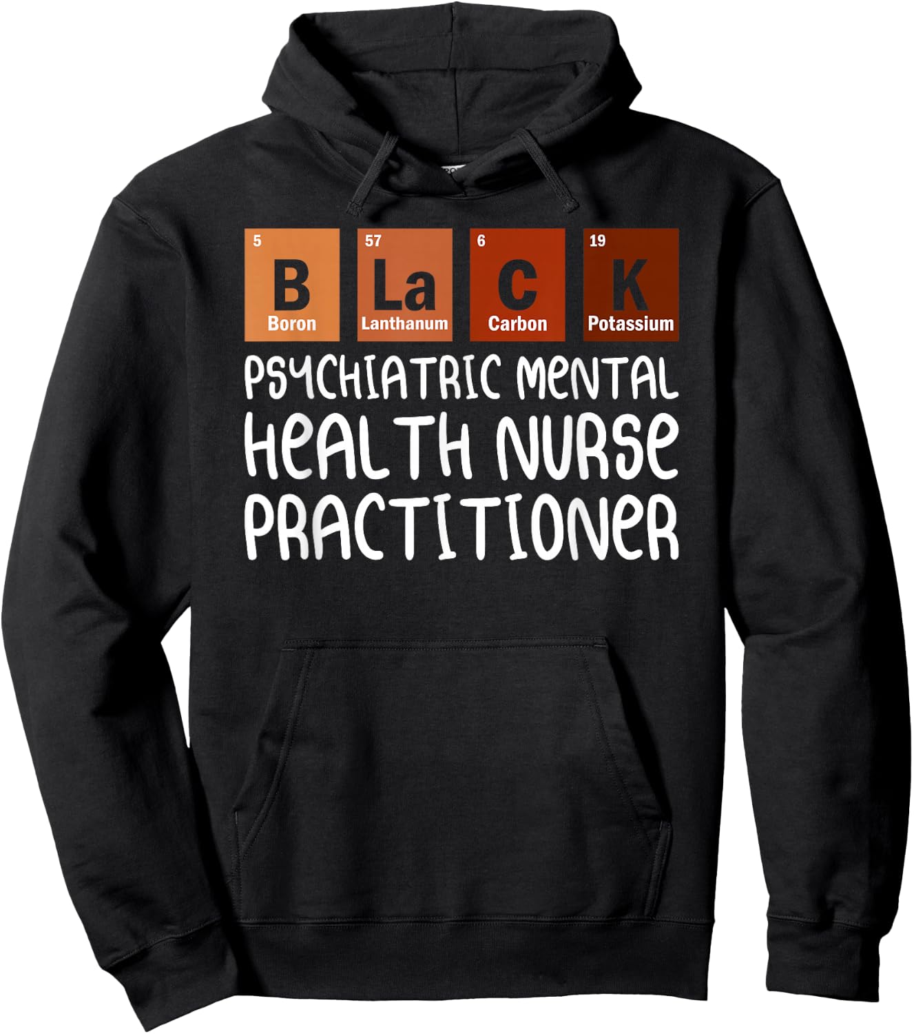 PMHNP Psychiatric Mental Health Nurse Practitioner Nurses Hoodie - Hoodie | Black