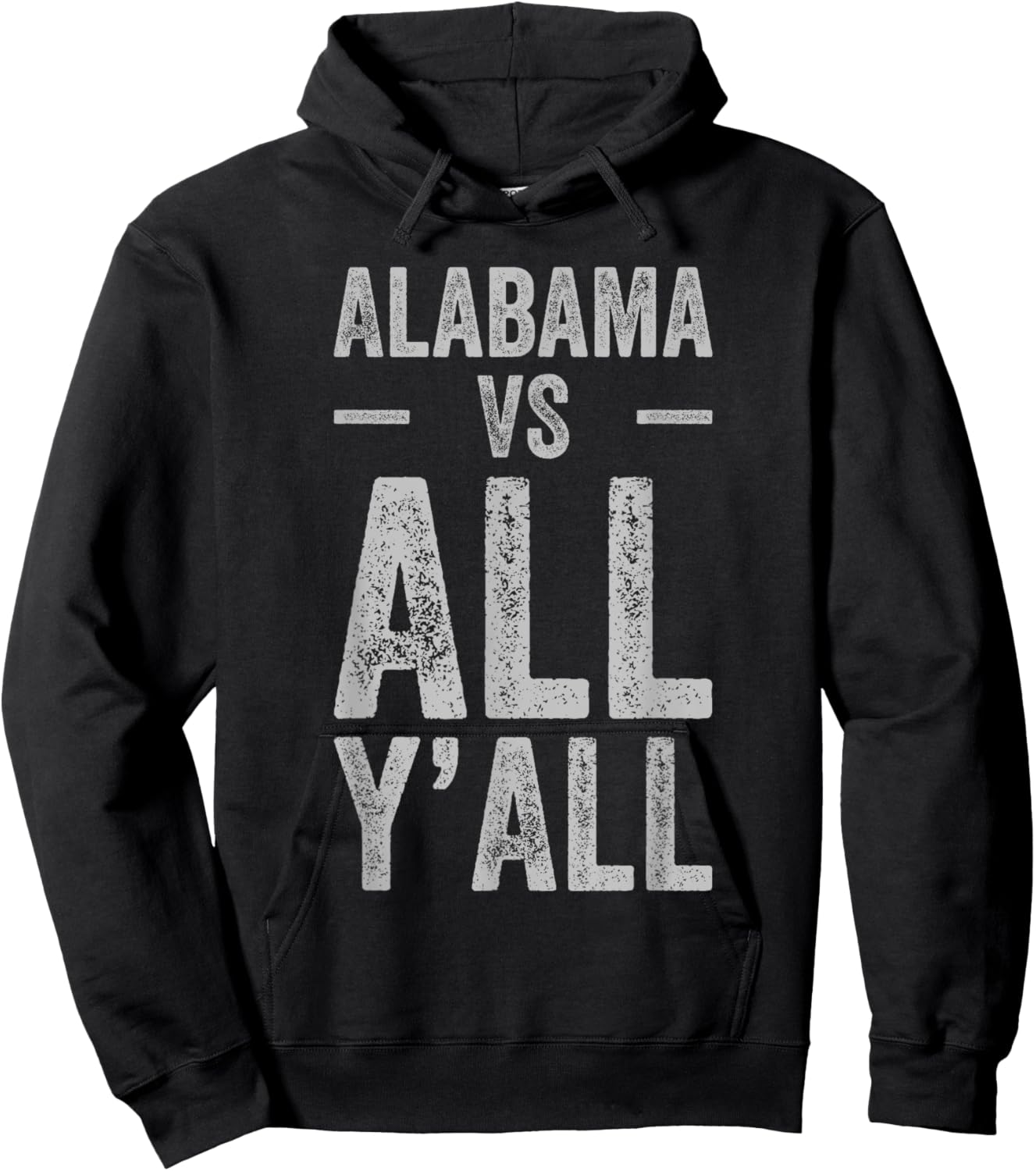 Alabama vs. All Ya’ll Alabambian Southern Vintage Hoodie - Hoodie | Black