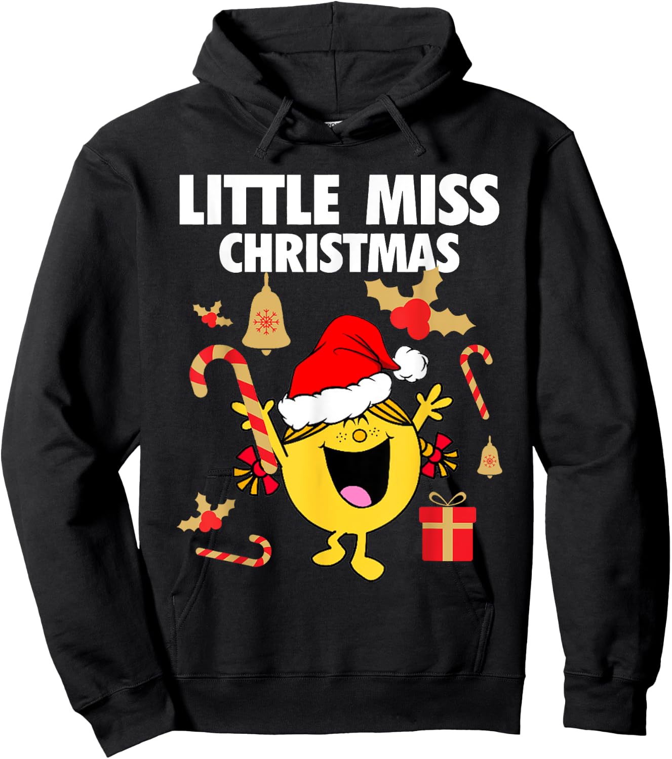 Little Miss Christmas Hoodie - Hoodie | Black