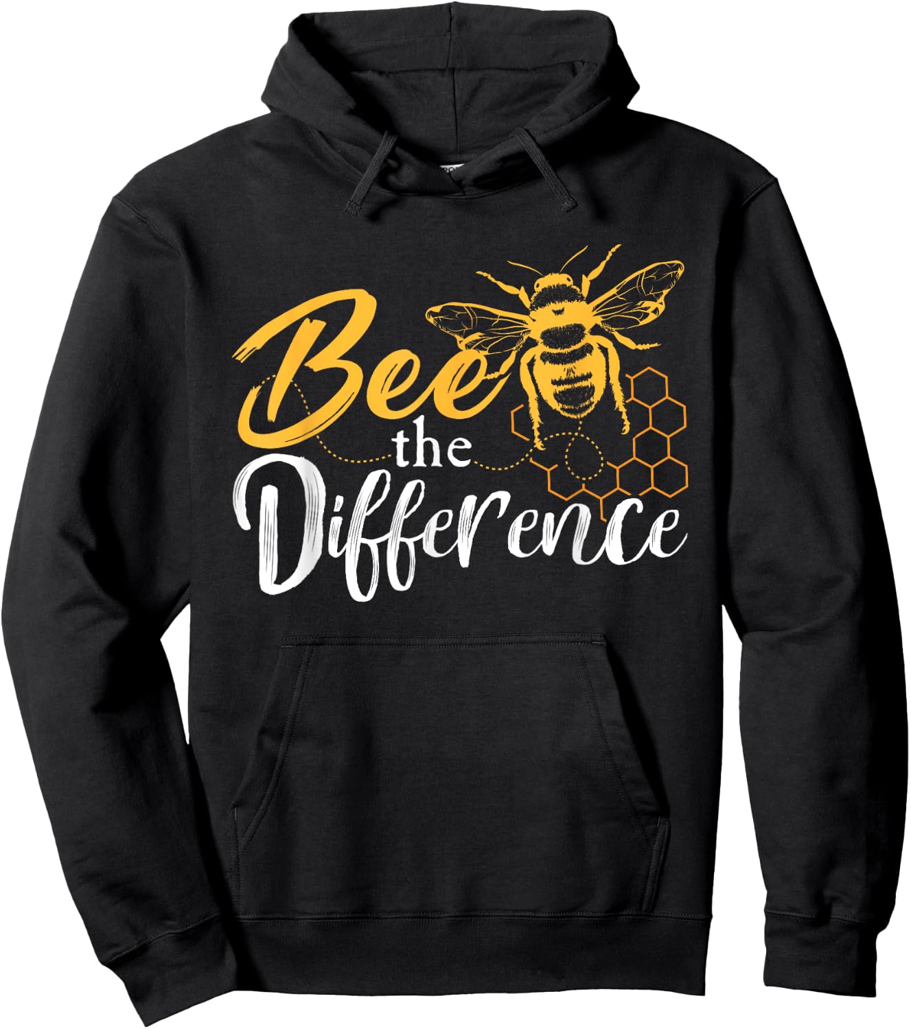 Bee The Difference Animal Rights Design For An Animal Lover Hoodie - Hoodie | Black
