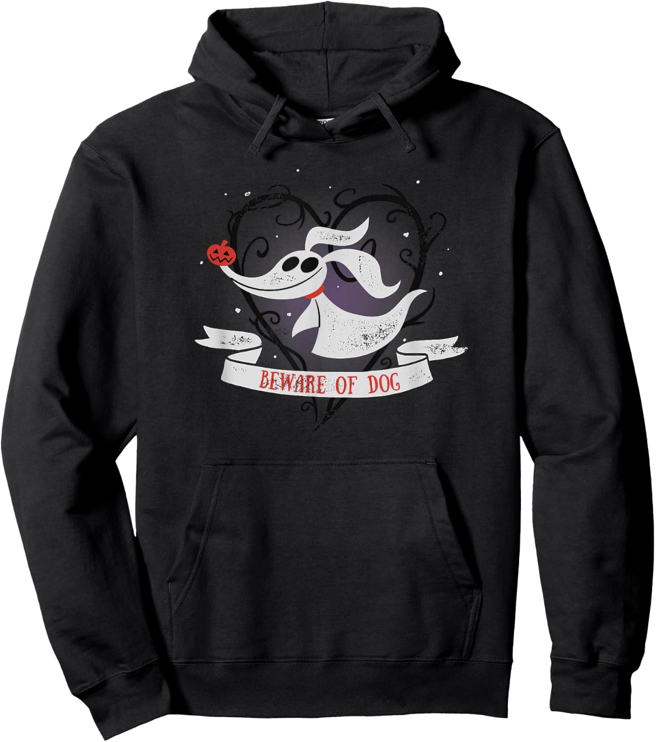 Disney The Nightmare Before Christmas Zero Beware Of Dog Hoodie - Hoodie | Black