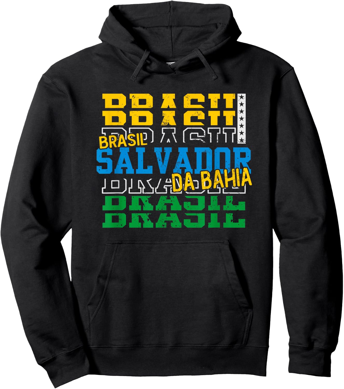 Salvador da Bahia Brazil Sport Souvenir Hoodie - Hoodie | Black