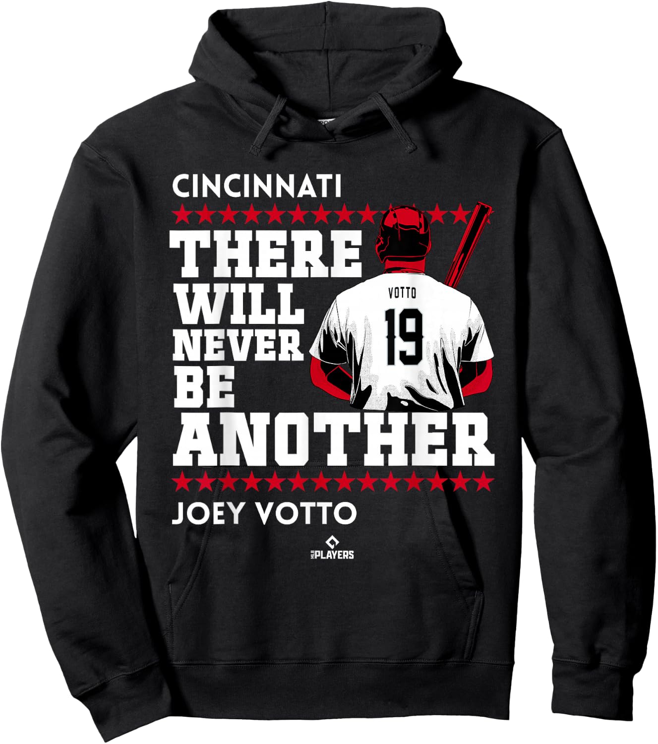Never Be Another Joey Votto Cincinnati MLBPA Hoodie - Hoodie | Black