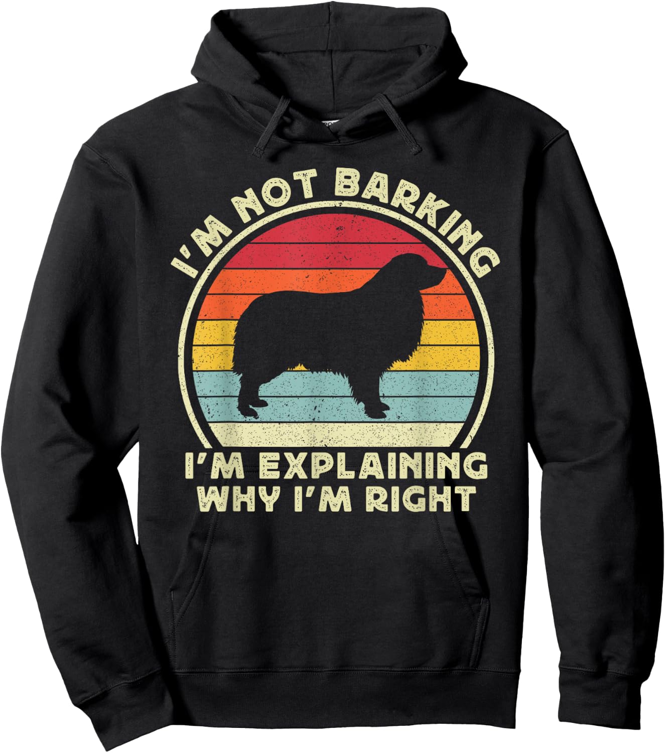 Funny Aussie Dog Red Blue Merle Australian Shepherd Dad Mom Hoodie - Hoodie | Black