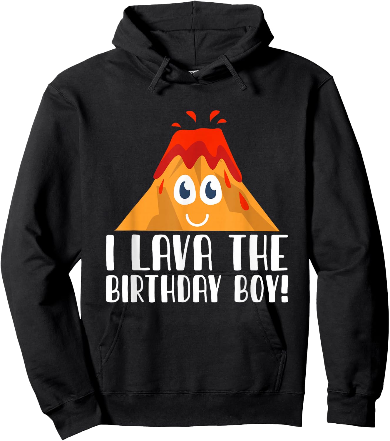 I Lava The Birthday Boy Volcano Lava Mountain Hoodie - Hoodie | Black
