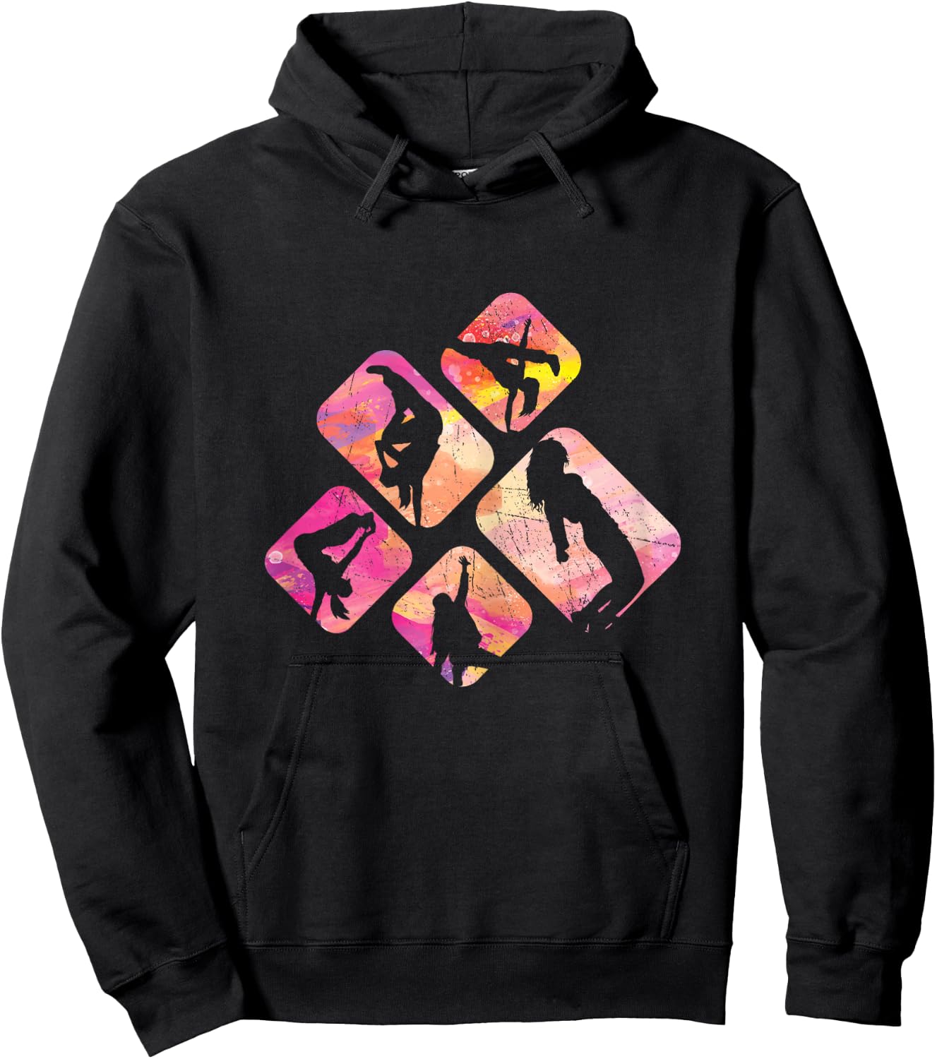 Girls Breakdance Gear Breakdancing Class Retro Breakdancer Hoodie - Hoodie | Black