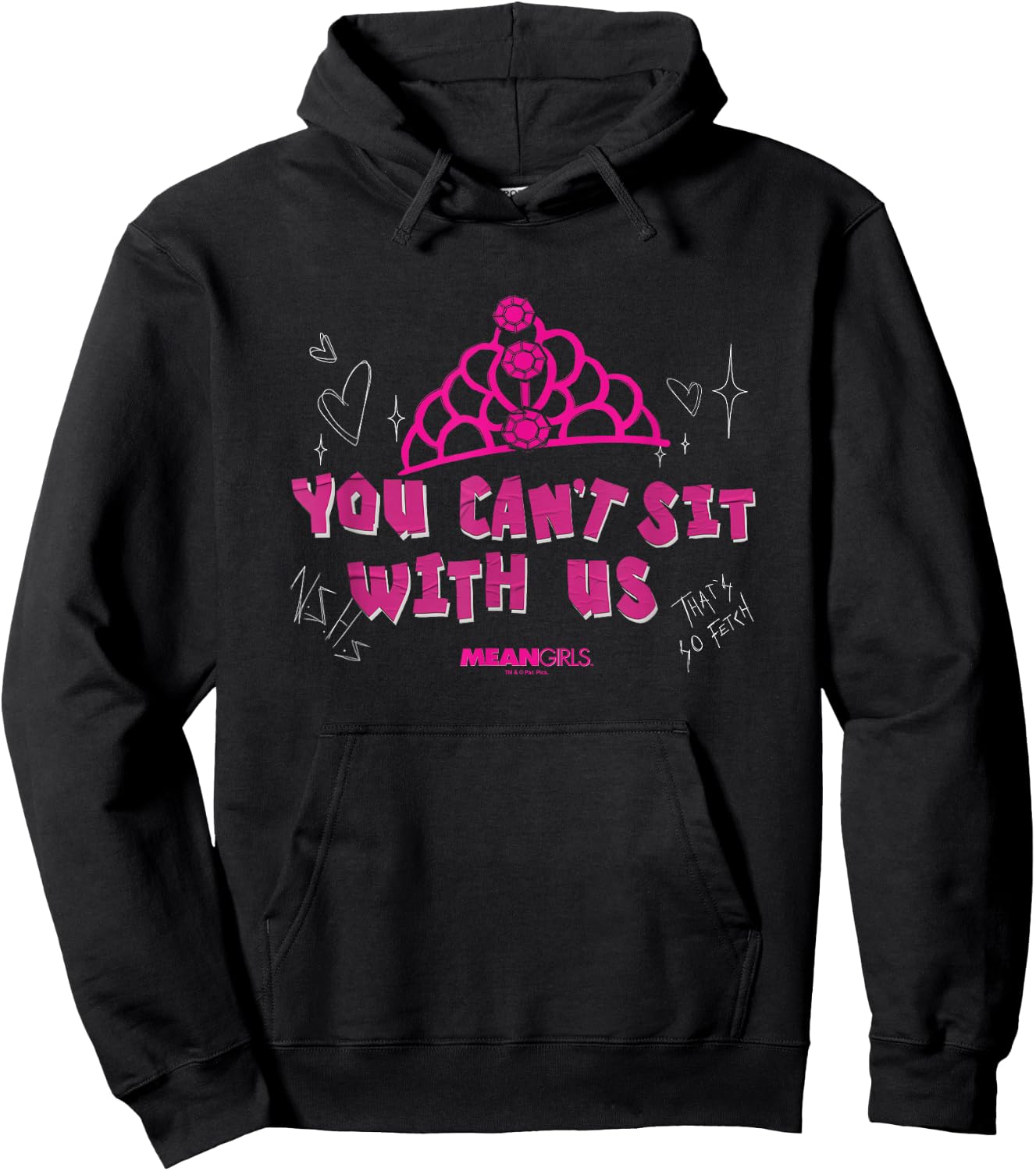 Mean Girls - You Can't Sit with Us Hoodie - Hoodie | Black
