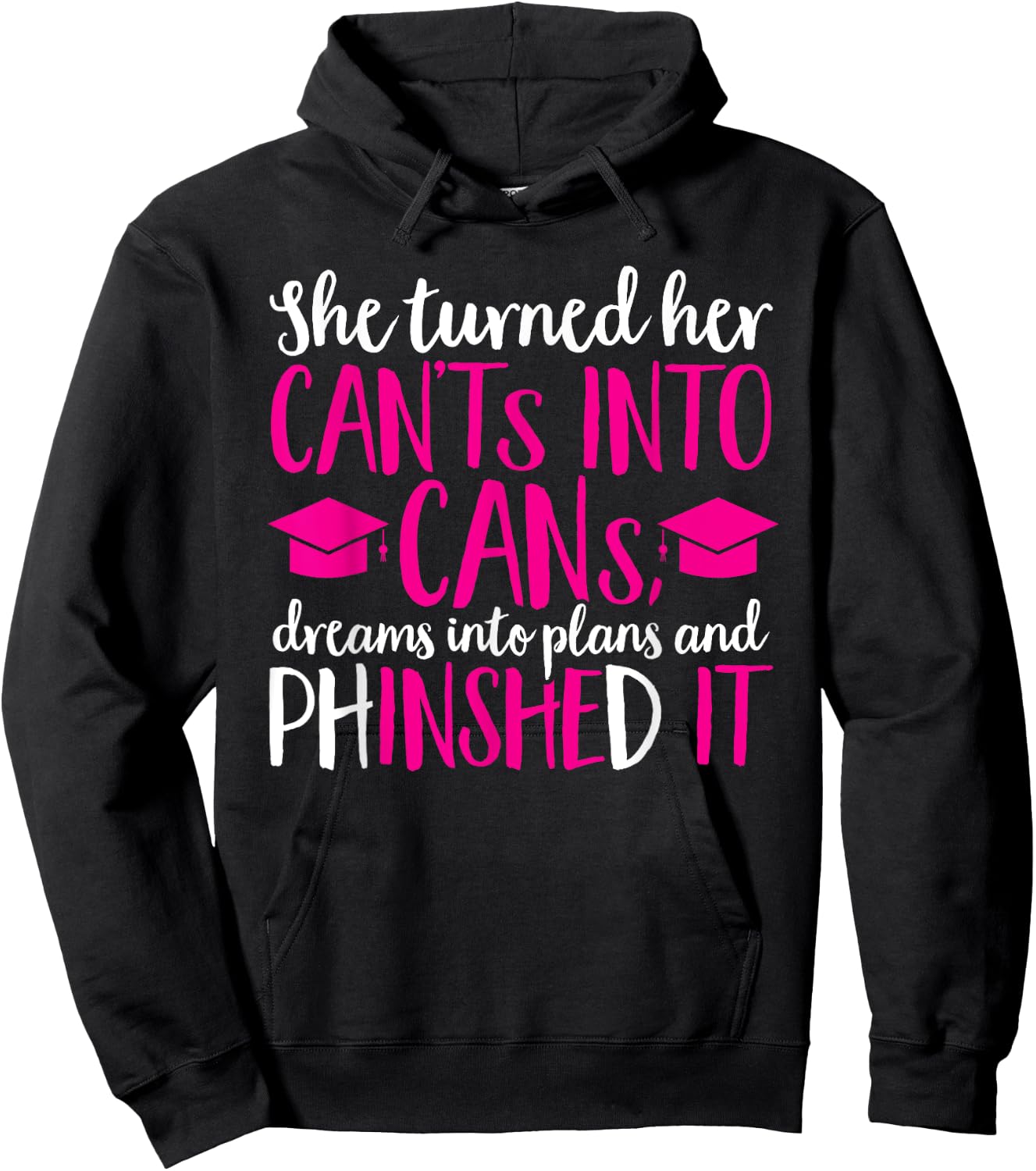 Ph.D. Graduation PhD Graduate Doctorate Degree Hoodie - Hoodie | Black