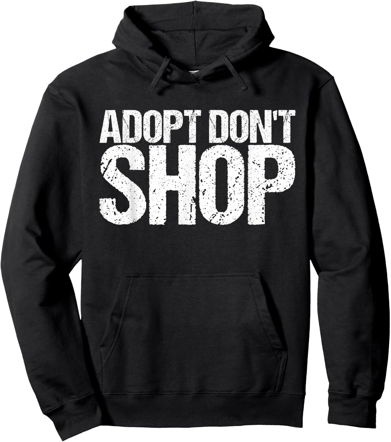 Adopt Don't Shop as an Animal Rescue Hoodie - Hoodie | Black