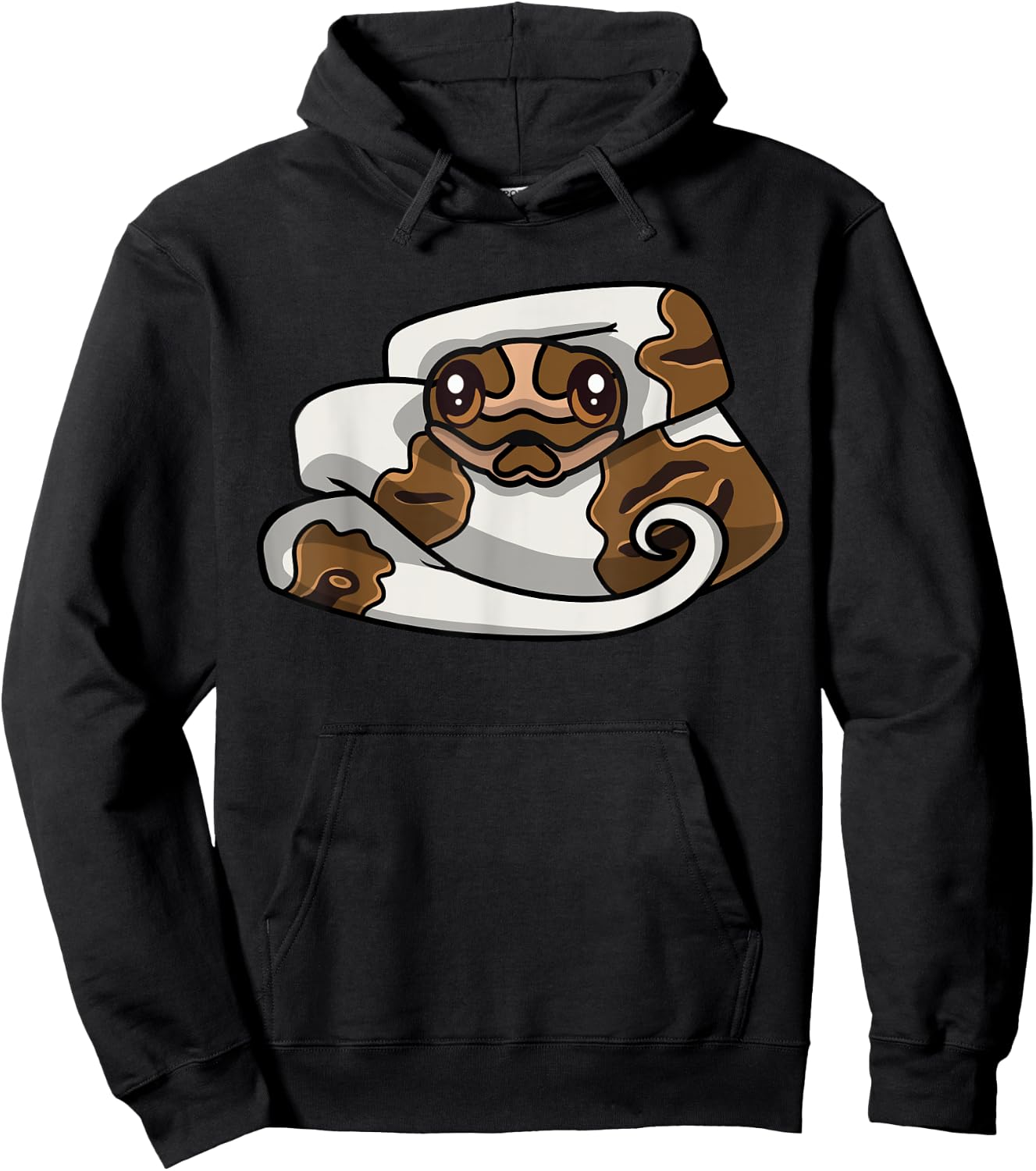 Piebald Ball Python Cute Piebald Ball Python Owner Hoodie - Hoodie | Black