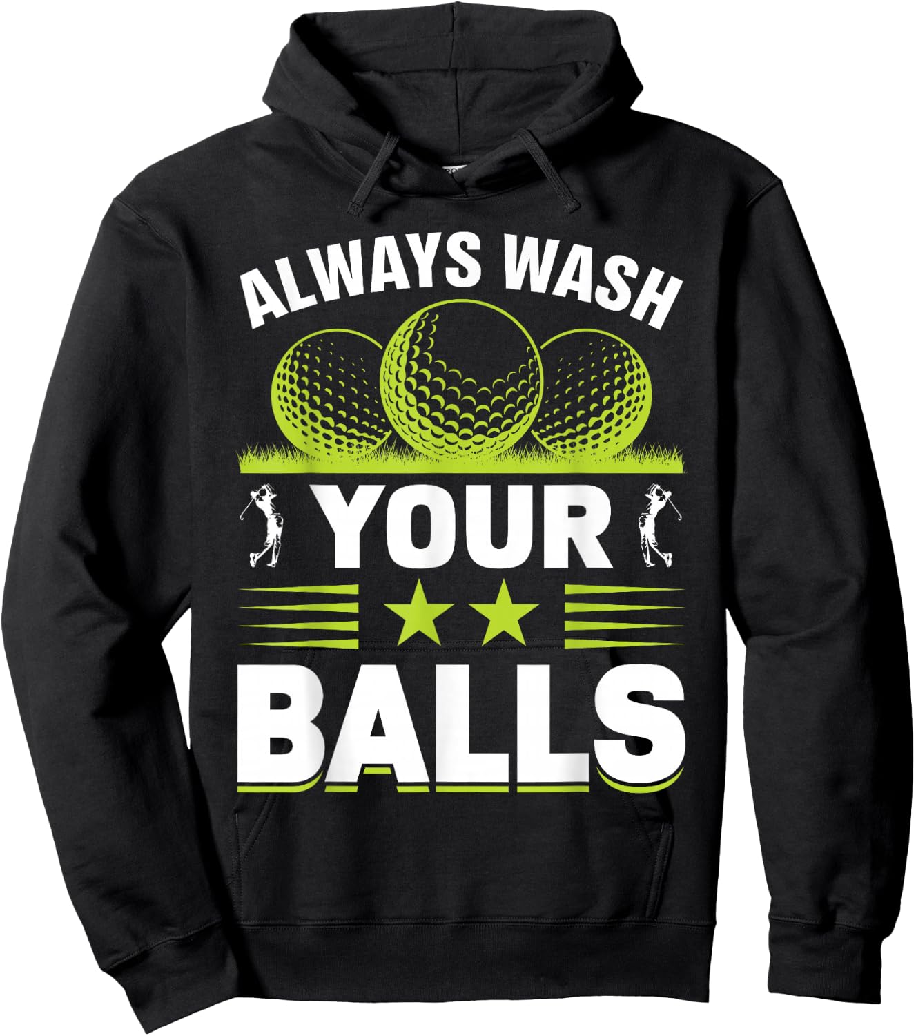 Always Wash Your Balls Hoodie - Hoodie | Black