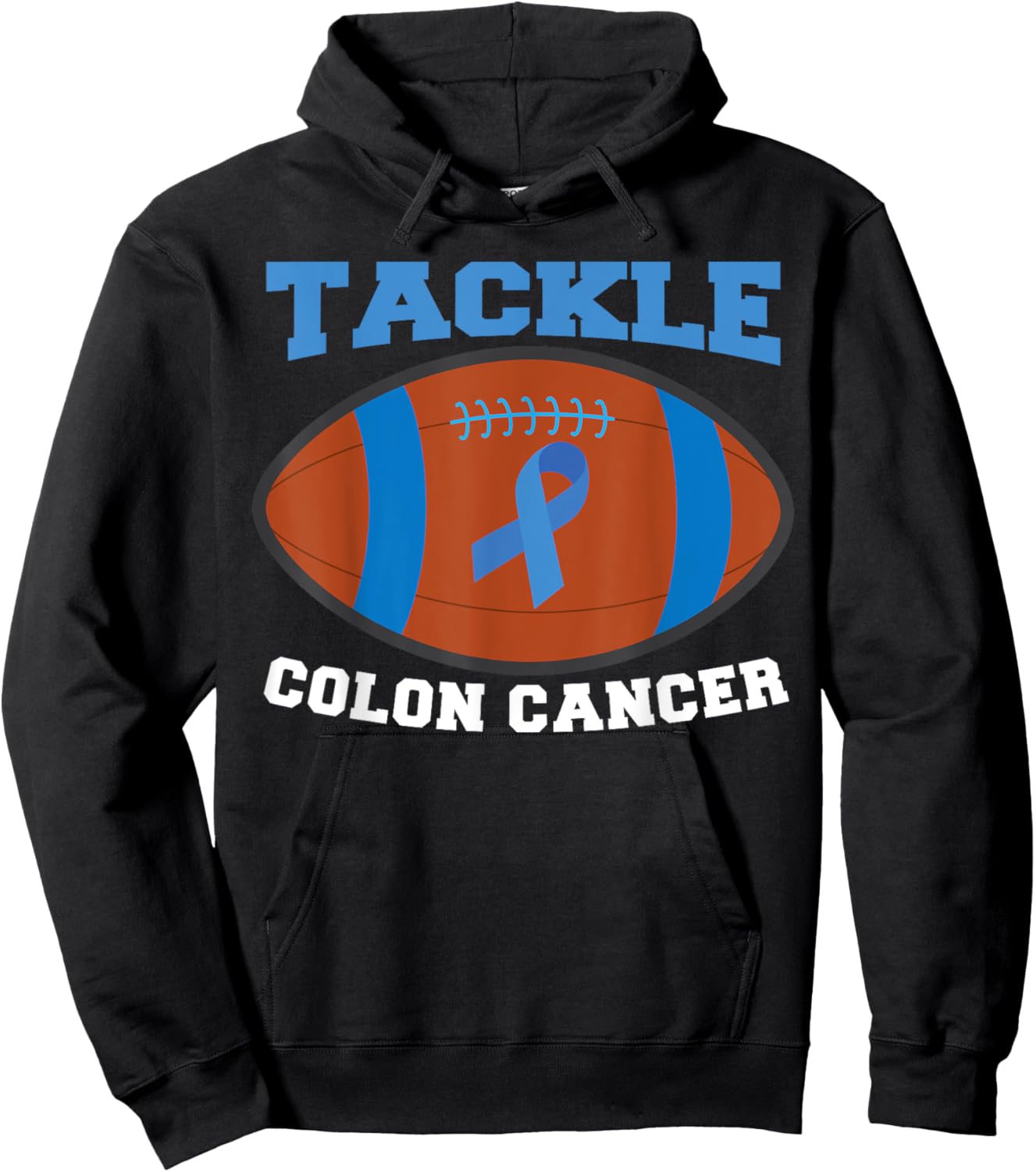 Tackle Colon Cancer Hoodie - Hoodie | Black