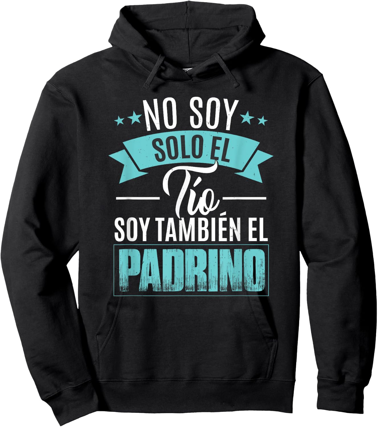 Tío Padrinos Bautizo Hoodie - Hoodie | Black
