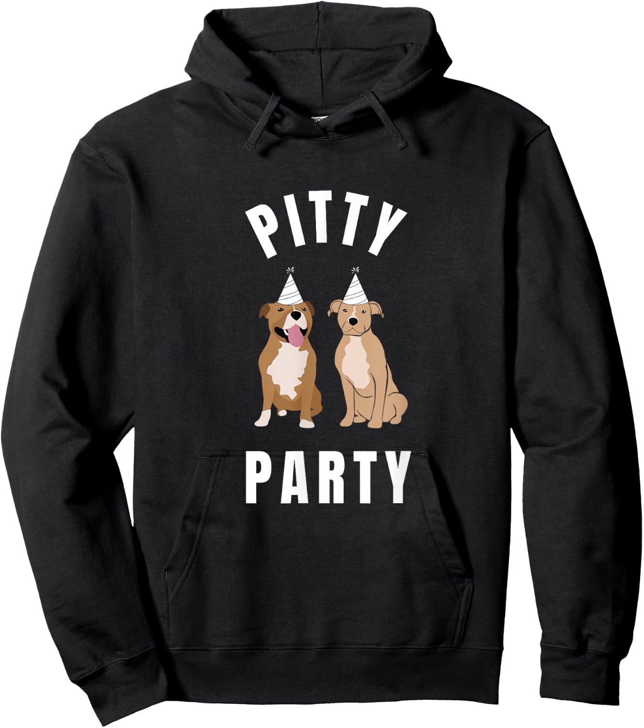 Pitty Party Pitbull Pit-Bull Cute Pit Bull Dog Owners Hoodie - Hoodie | Black