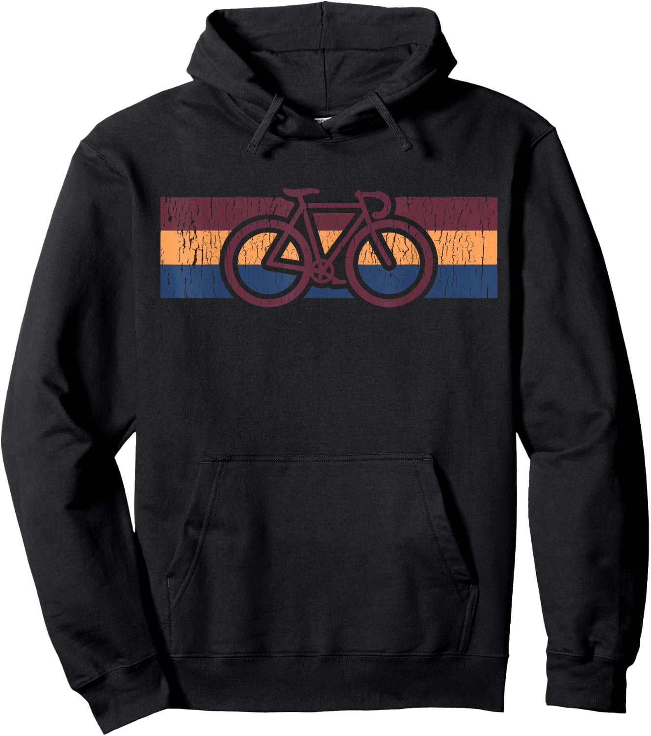 Vintage Cycling Funny Classic Bicycle Bicycling Lover Outfit Hoodie - Hoodie | Black