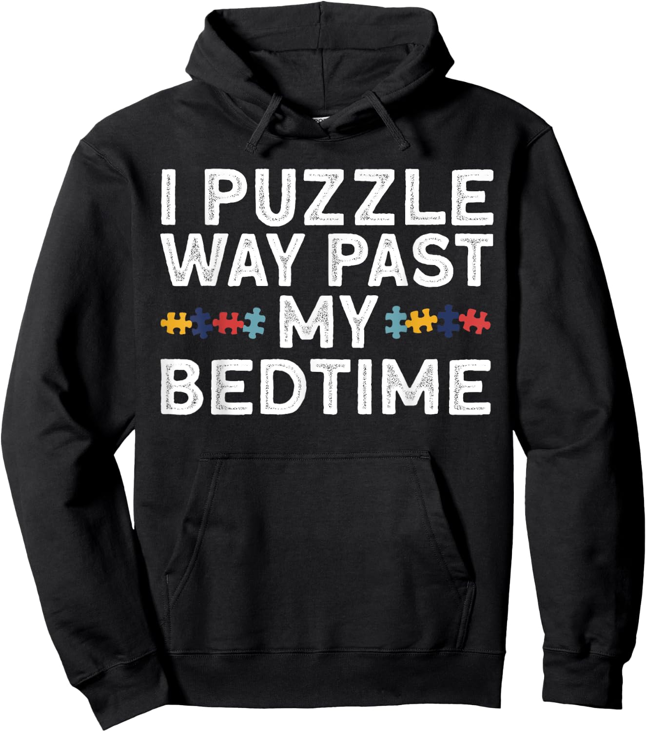 Funny Jigsaw Puzzle Women Puzzle Piece Puzzle Lovers Hoodie - Hoodie | Black